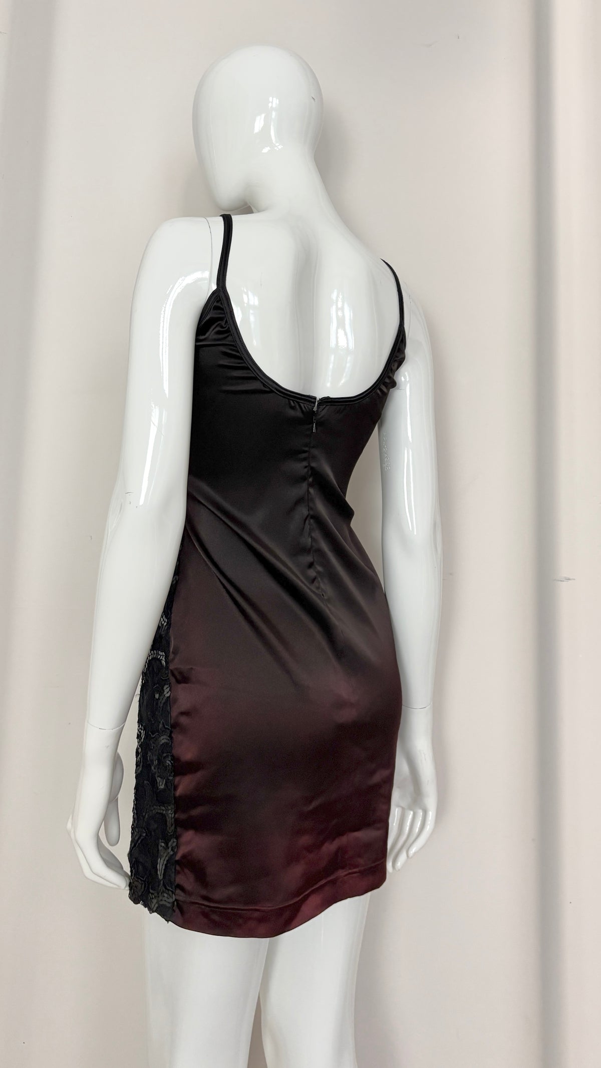 Helen Storey sequin satin dip dye dress