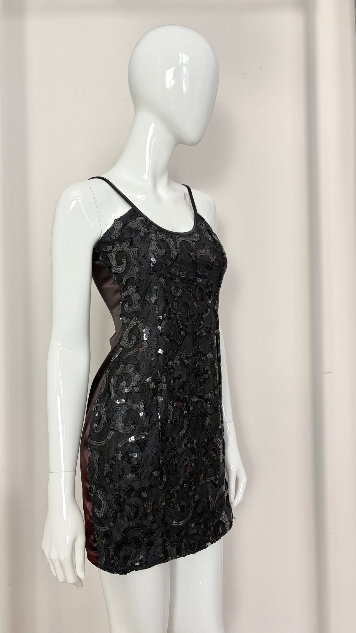 Helen Storey sequin satin dip dye dress