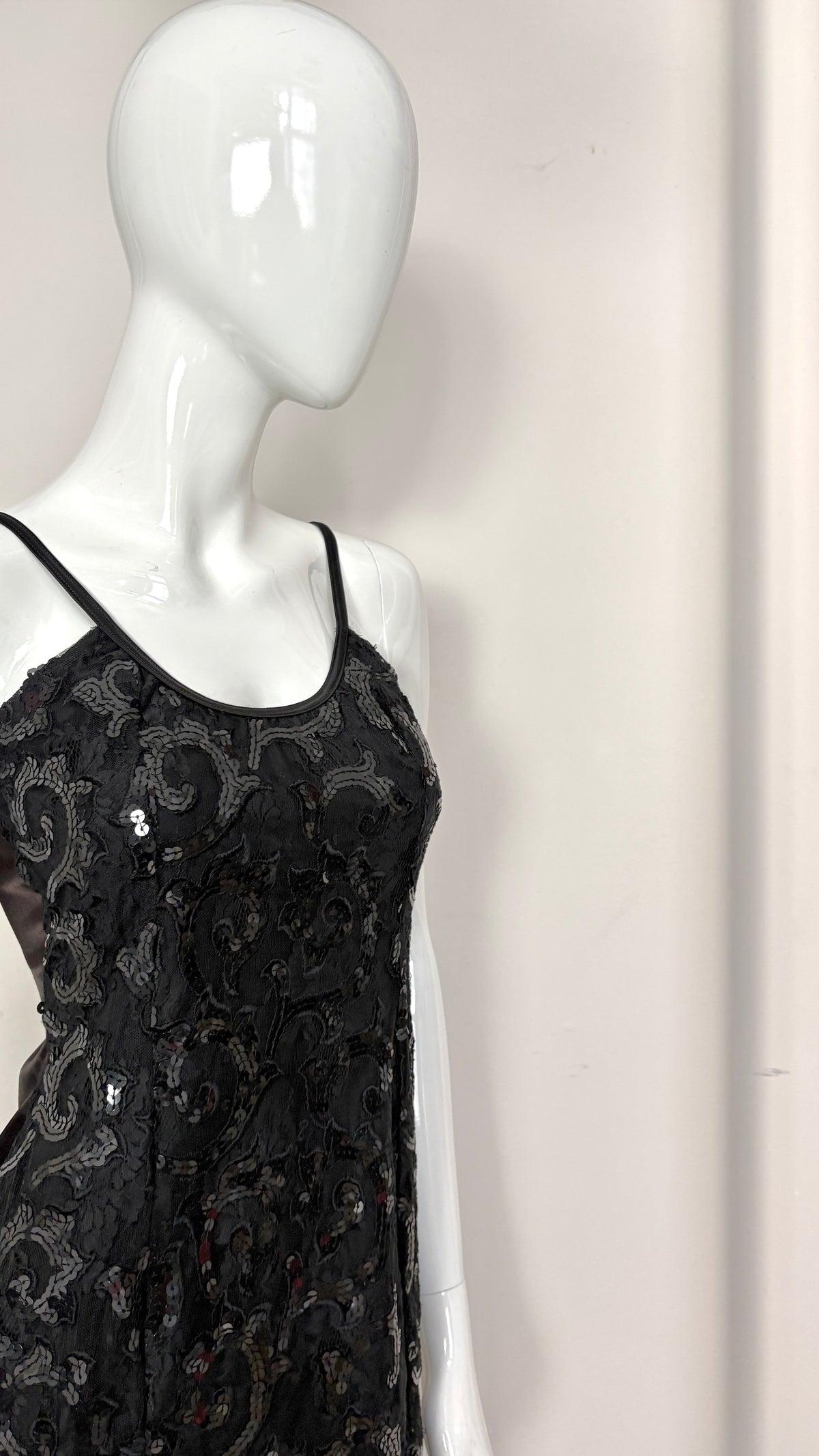 Helen Storey sequin satin dip dye dress