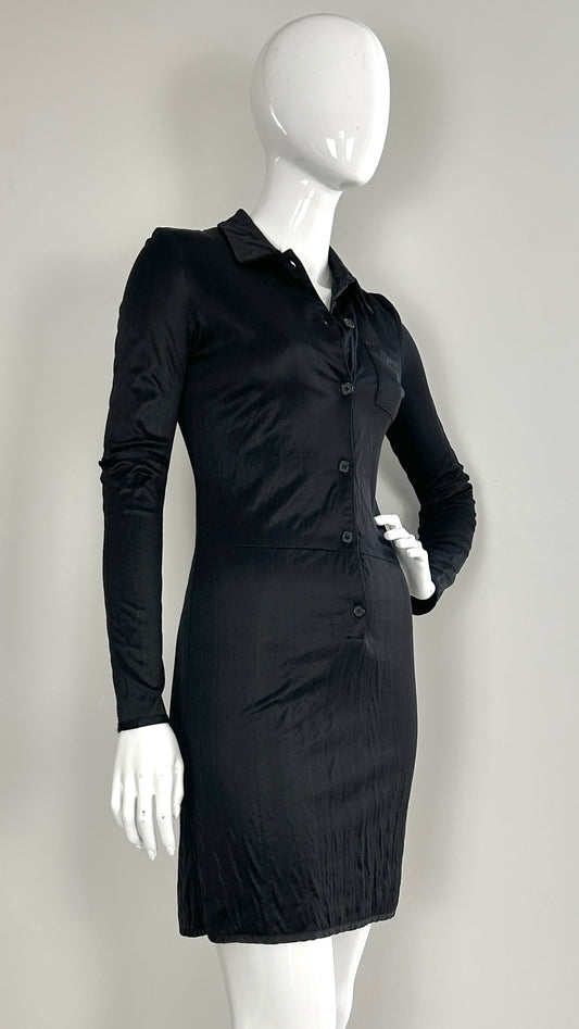 Helmut Lang stretch dress with spliced seams