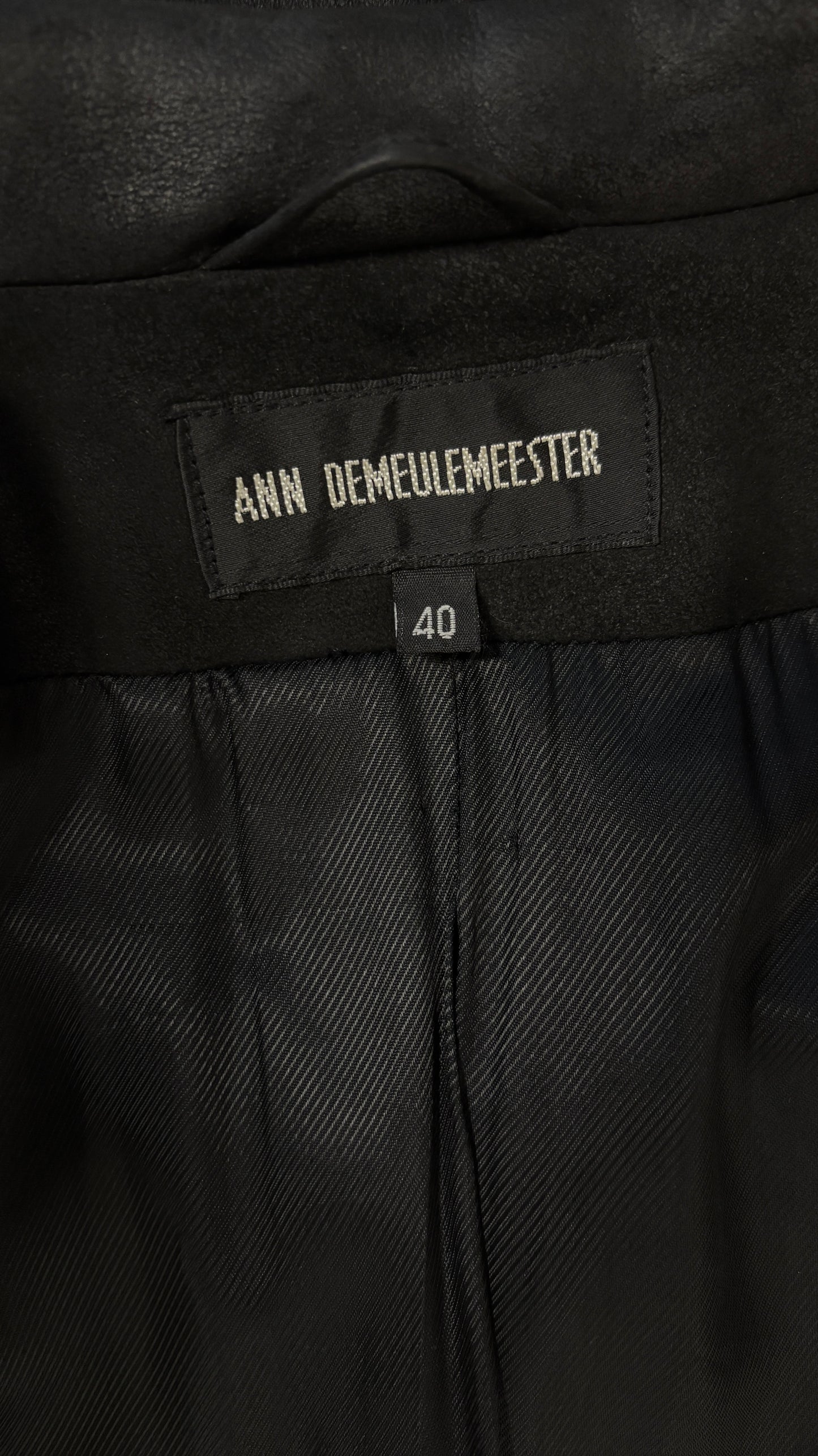 Ann Demeulemeester convertible coat