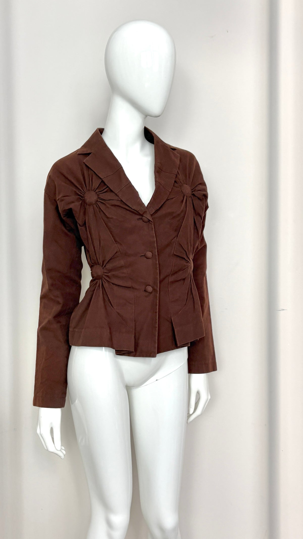 Issey Miyake A/W 2003 ruched panel jacket