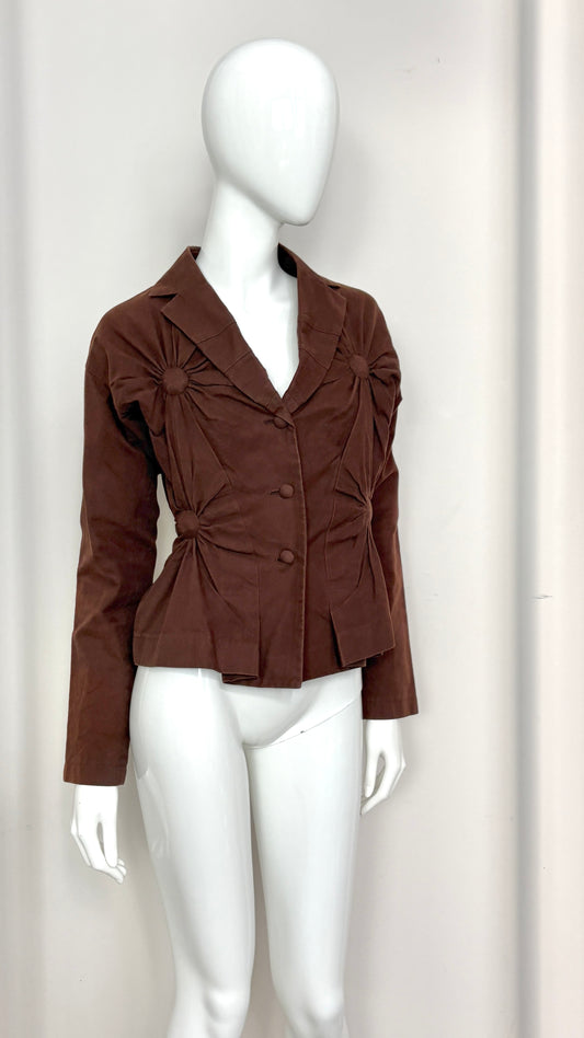 Issey Miyake A/W 2003 ruched panel jacket
