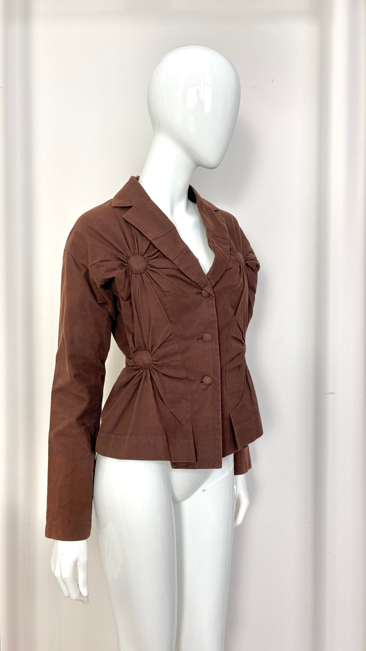 Issey Miyake A/W 2003 ruched panel jacket