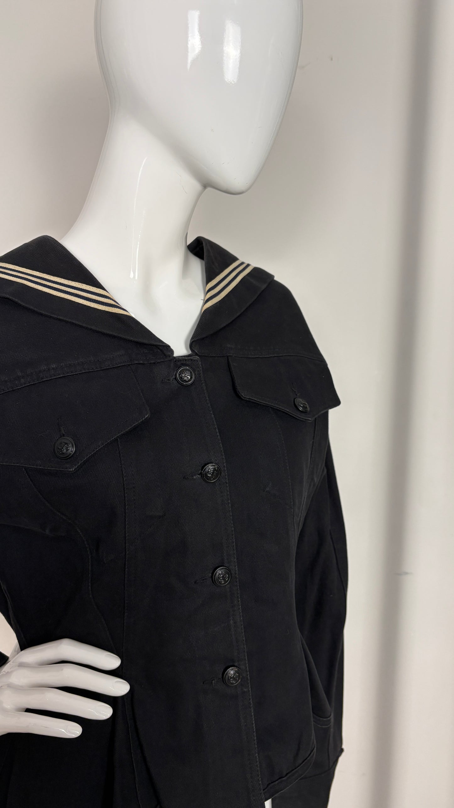 Junior Gaultier sailor collar corset jacket