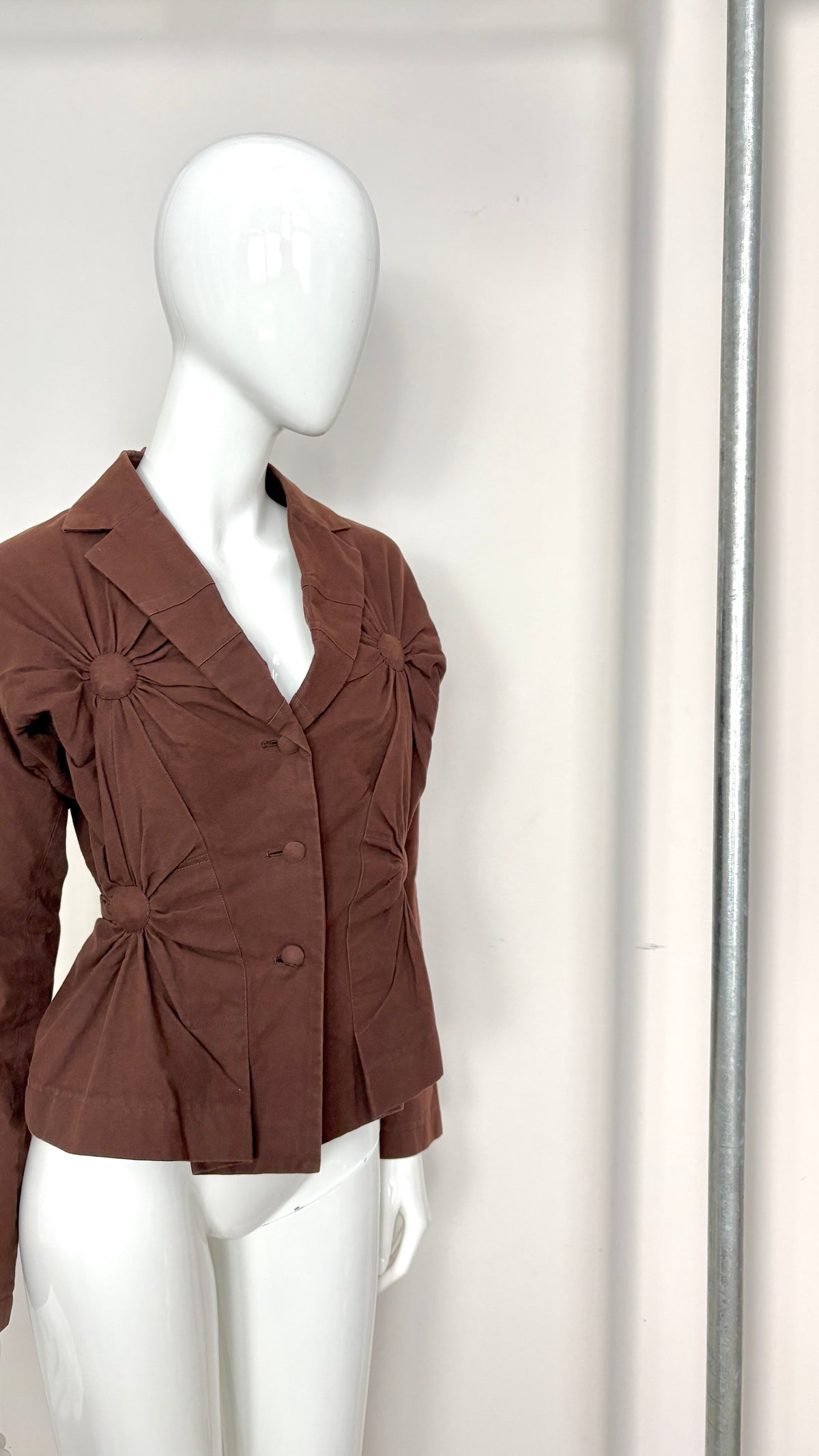 Issey Miyake A/W 2003 ruched panel jacket
