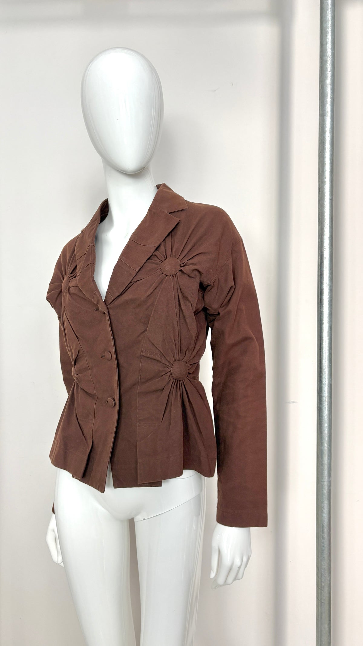 Issey Miyake A/W 2003 ruched panel jacket