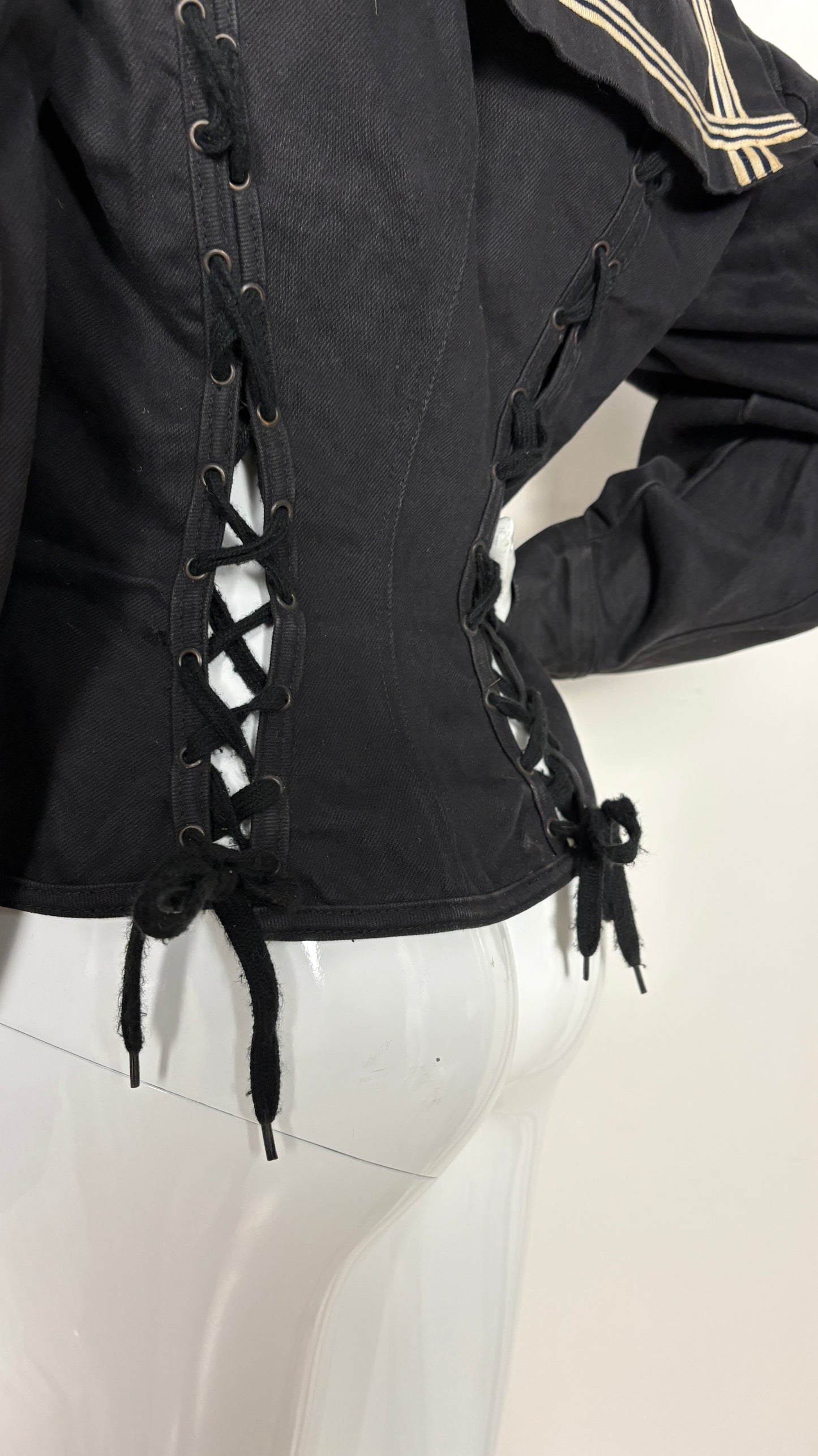 Junior Gaultier sailor collar corset jacket