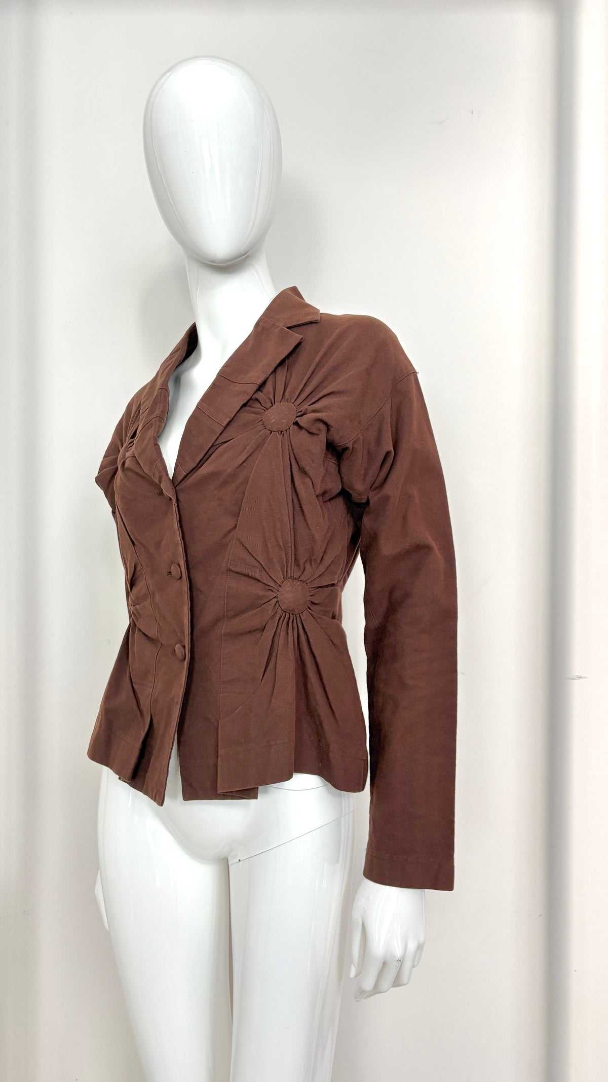 Issey Miyake A/W 2003 ruched panel jacket