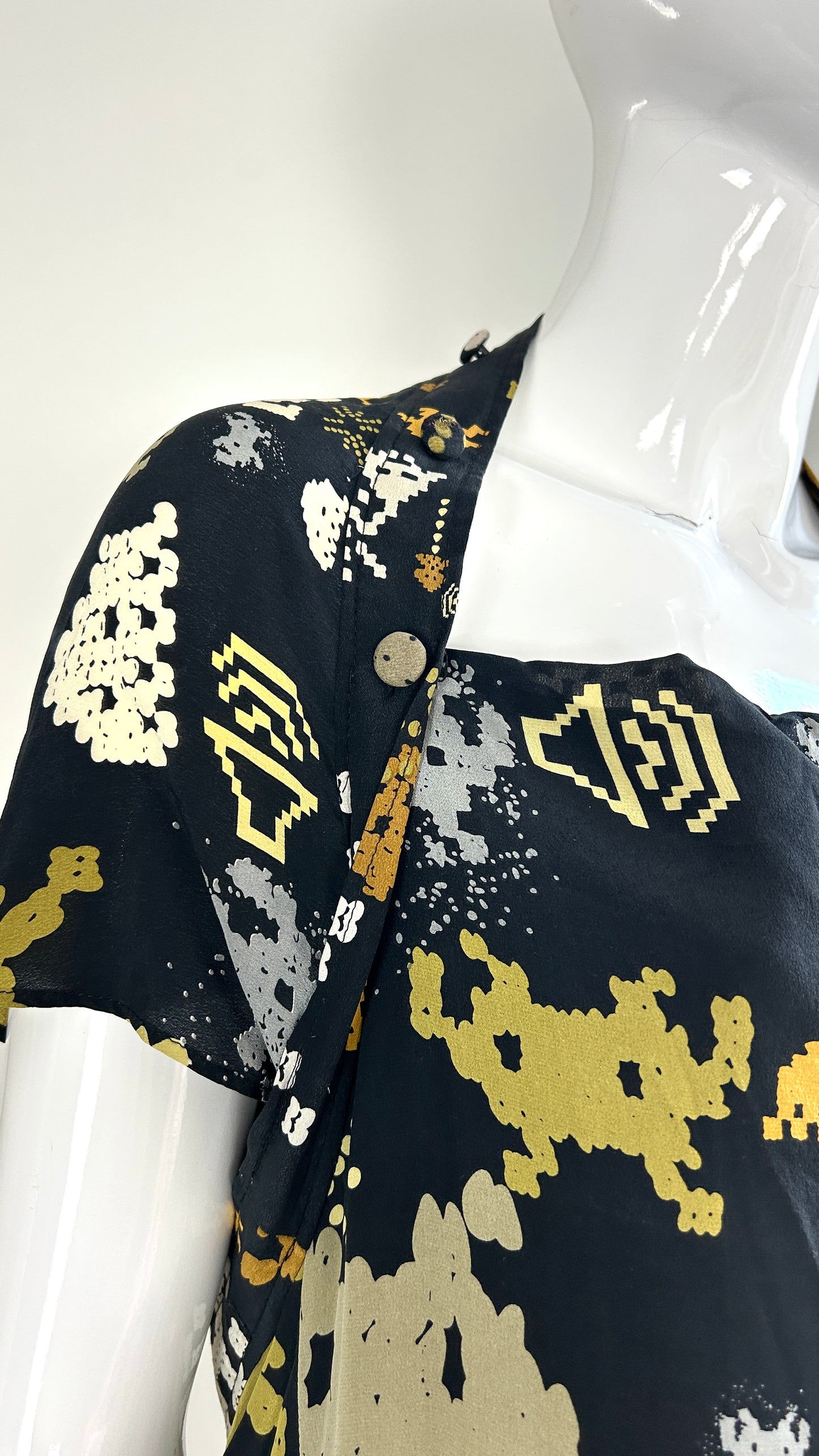 Hussein Chalayan space invaders dress