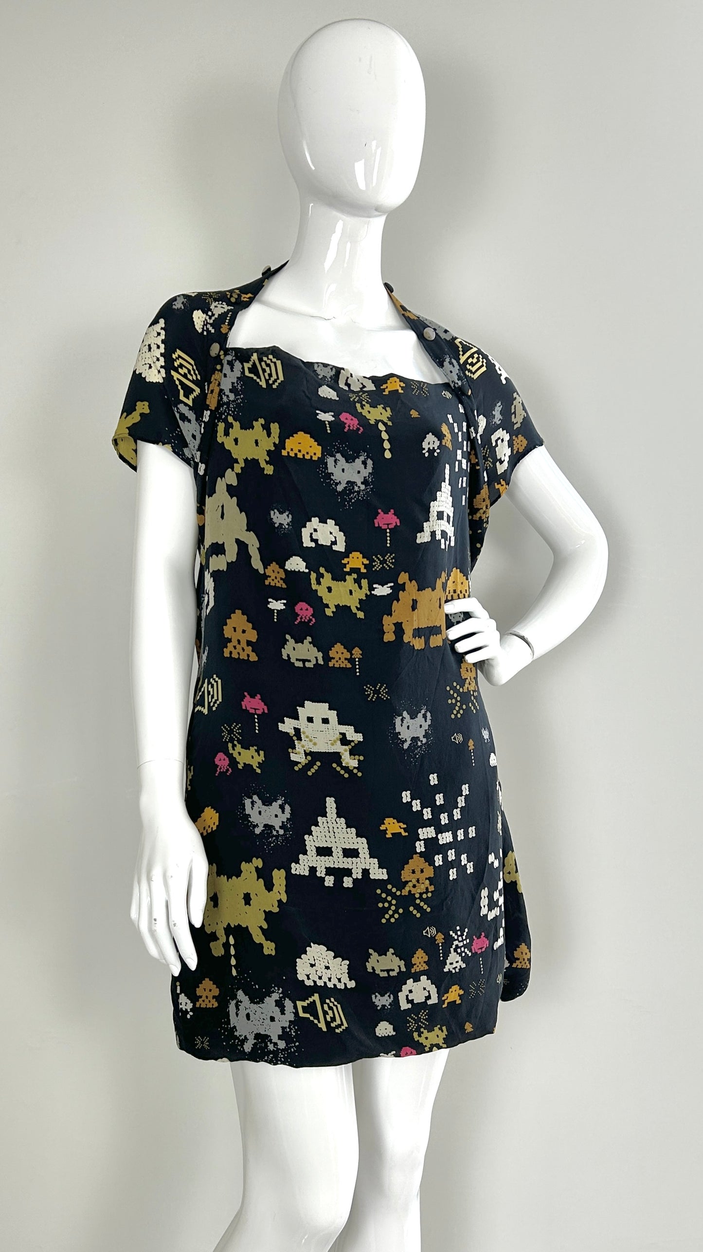 Hussein Chalayan space invaders dress