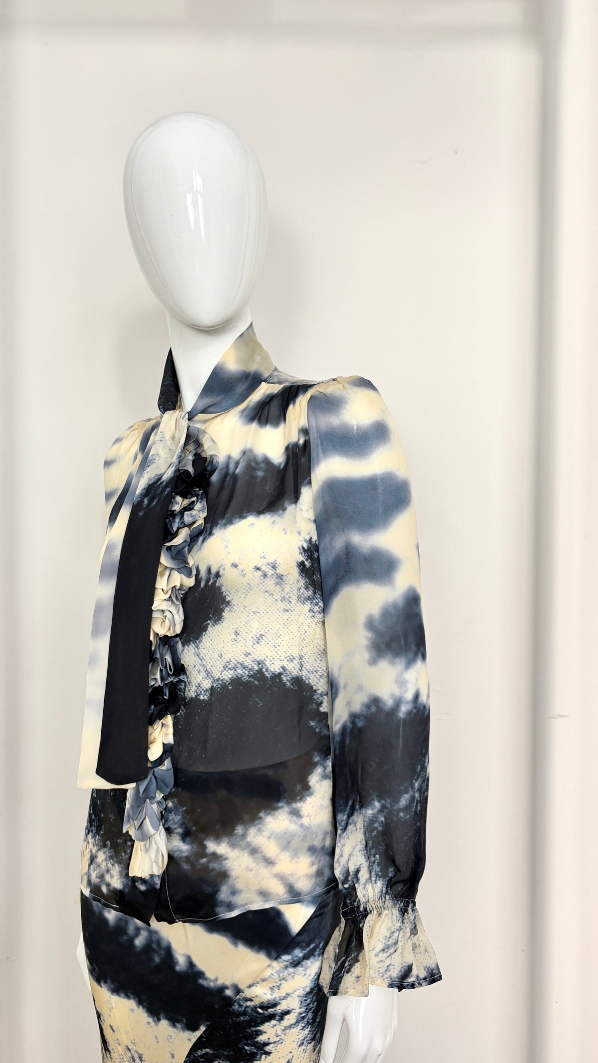 Roberto Cavalli abstract print ensemble