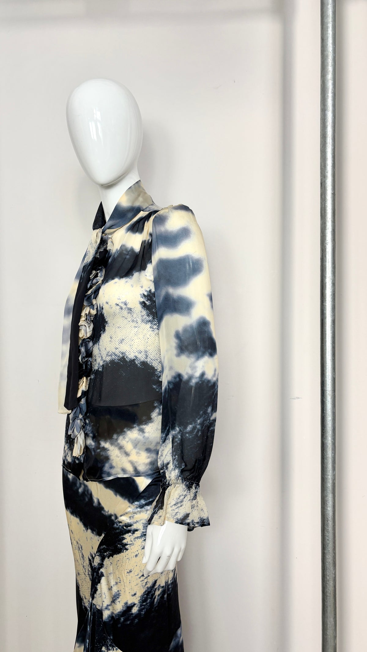 Roberto Cavalli abstract print ensemble