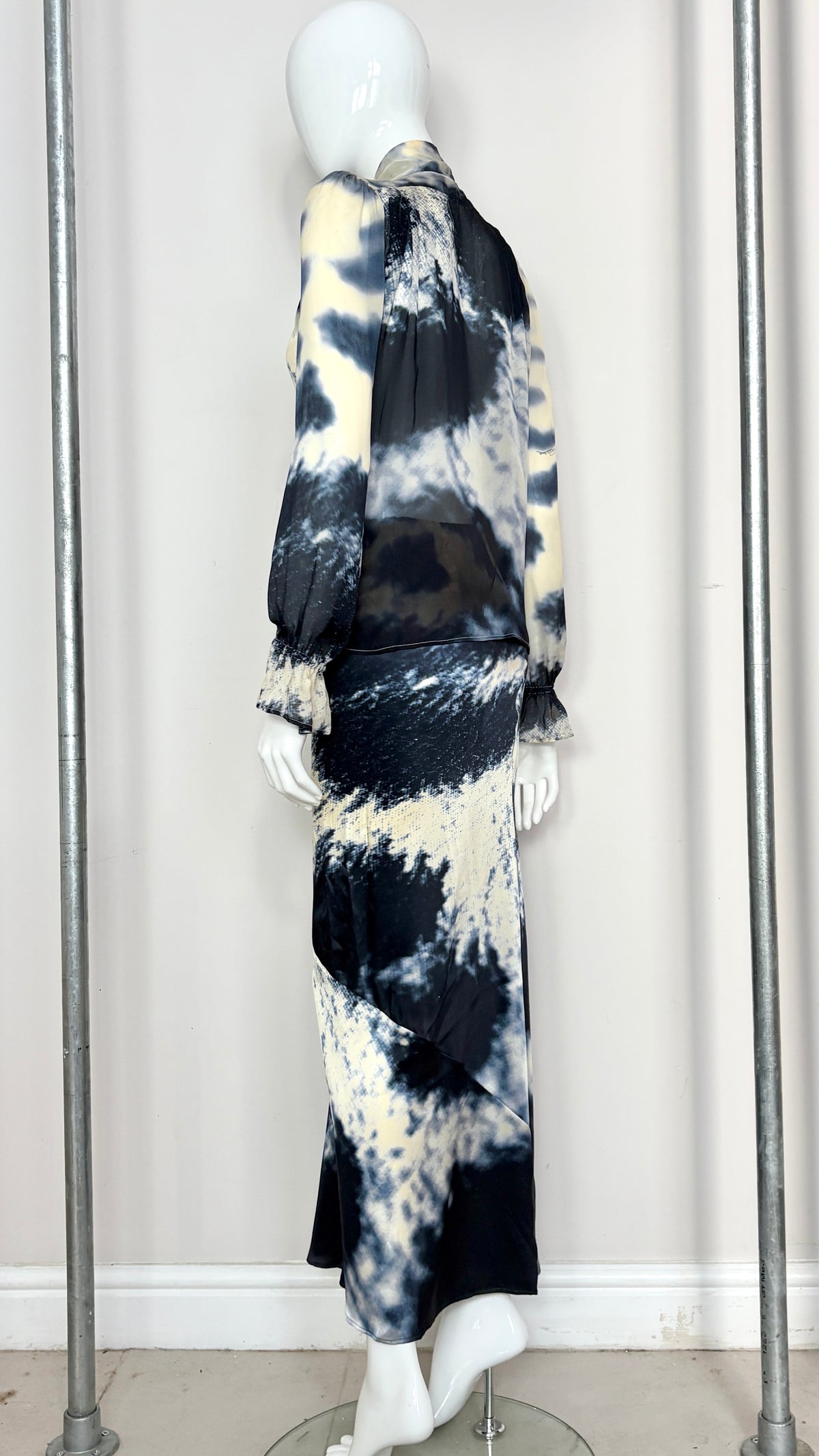Roberto Cavalli abstract print ensemble