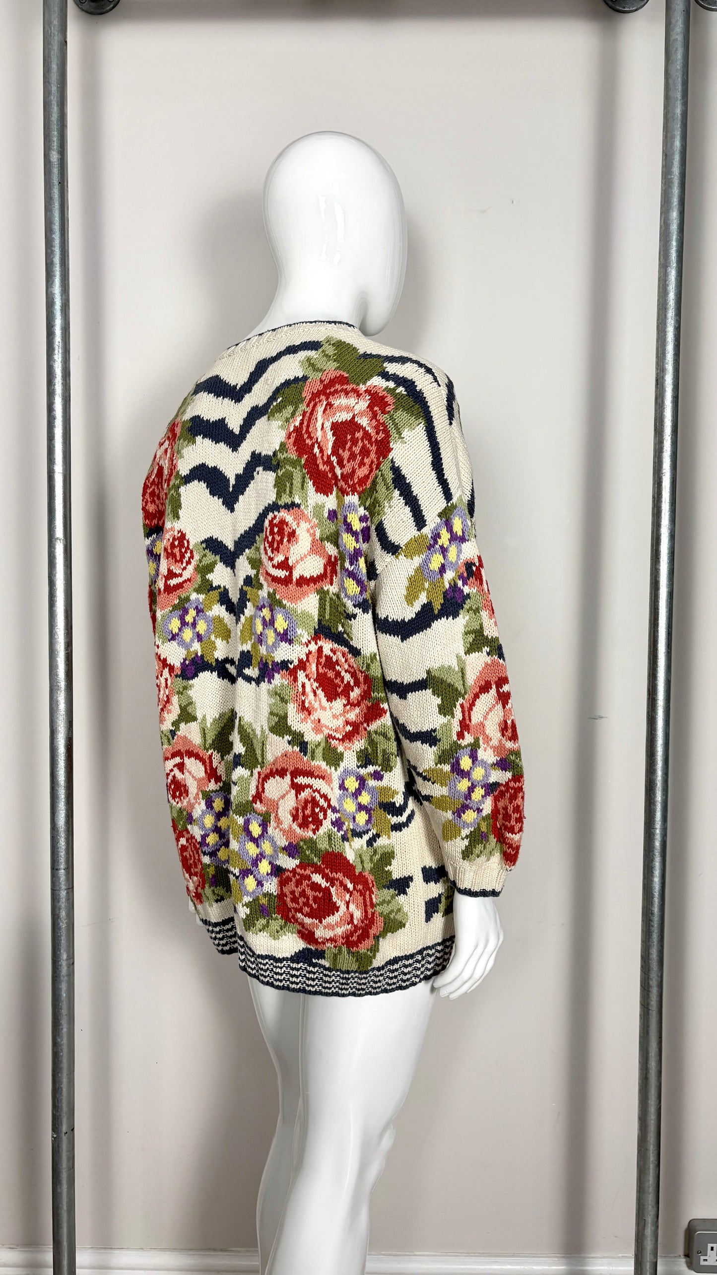 Joseph Tricot floral hand knit jumper