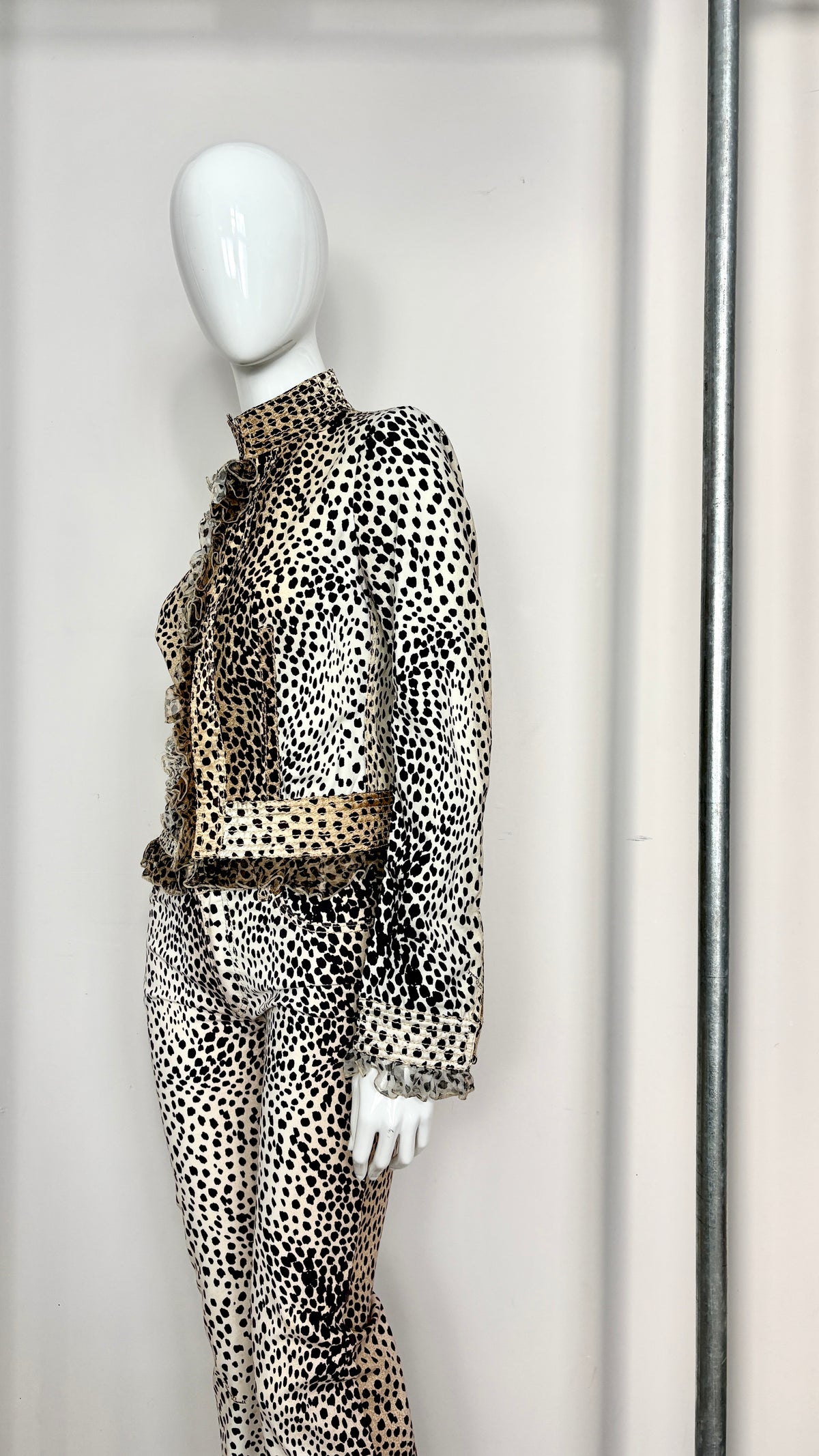 Roberto Cavalli leopard print ensemble