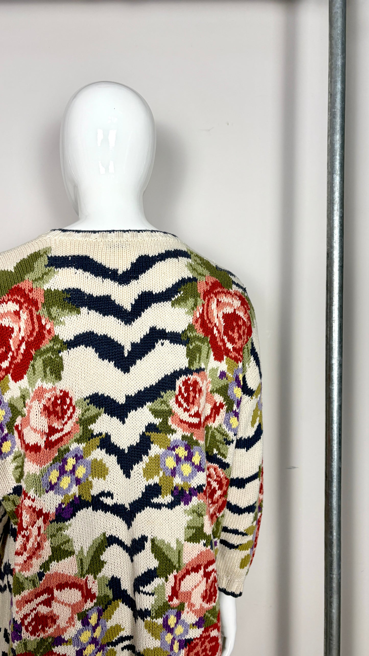 Joseph Tricot floral hand knit jumper