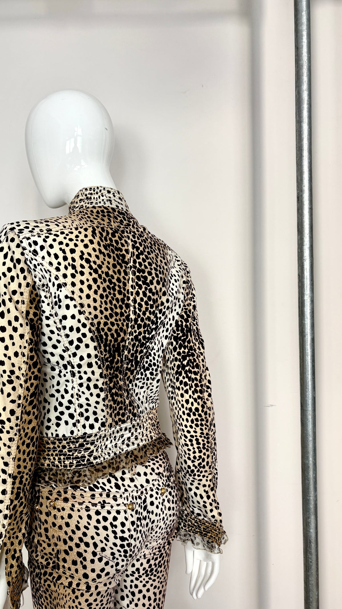Roberto Cavalli leopard print ensemble