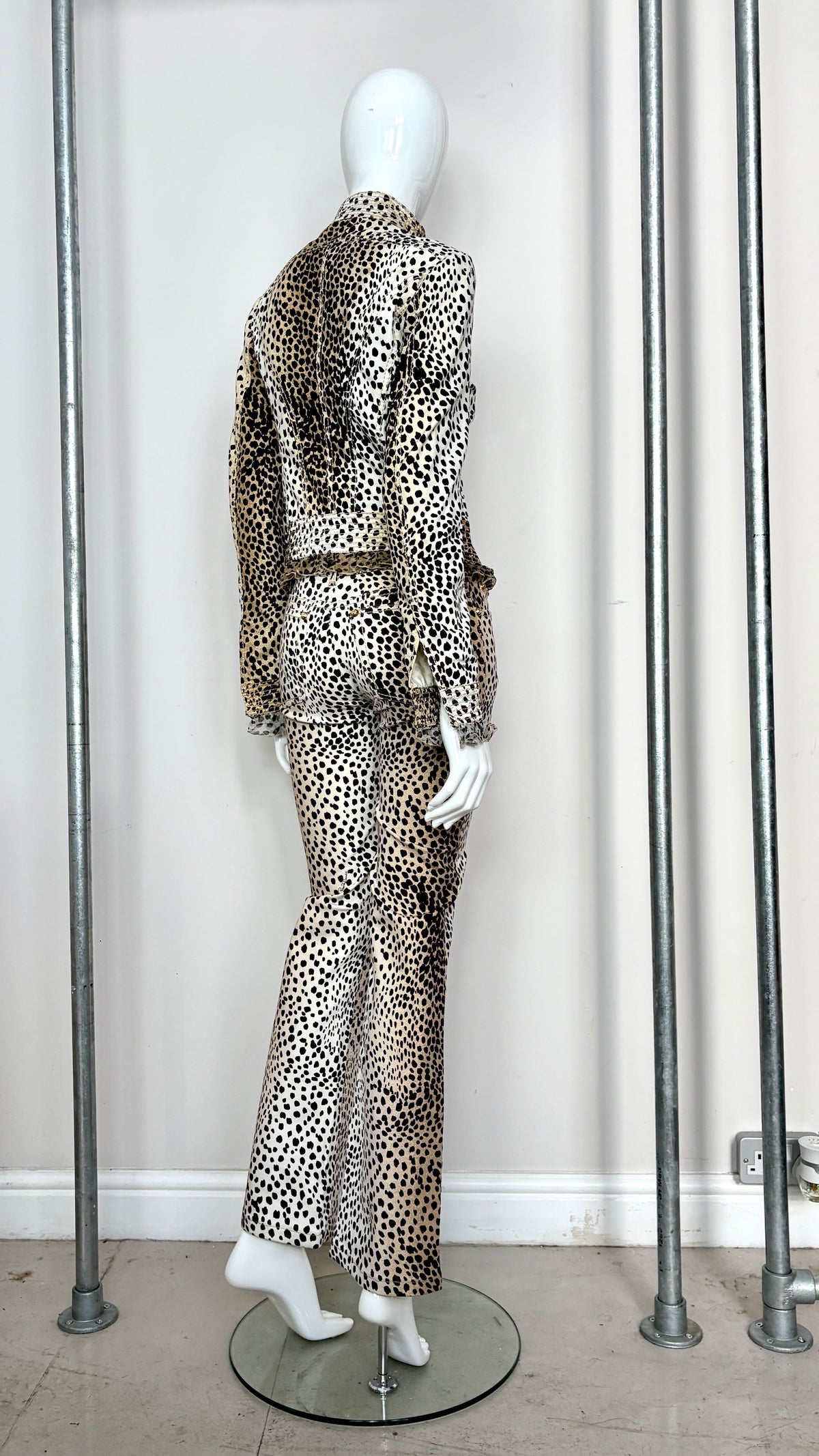 Roberto Cavalli leopard print ensemble