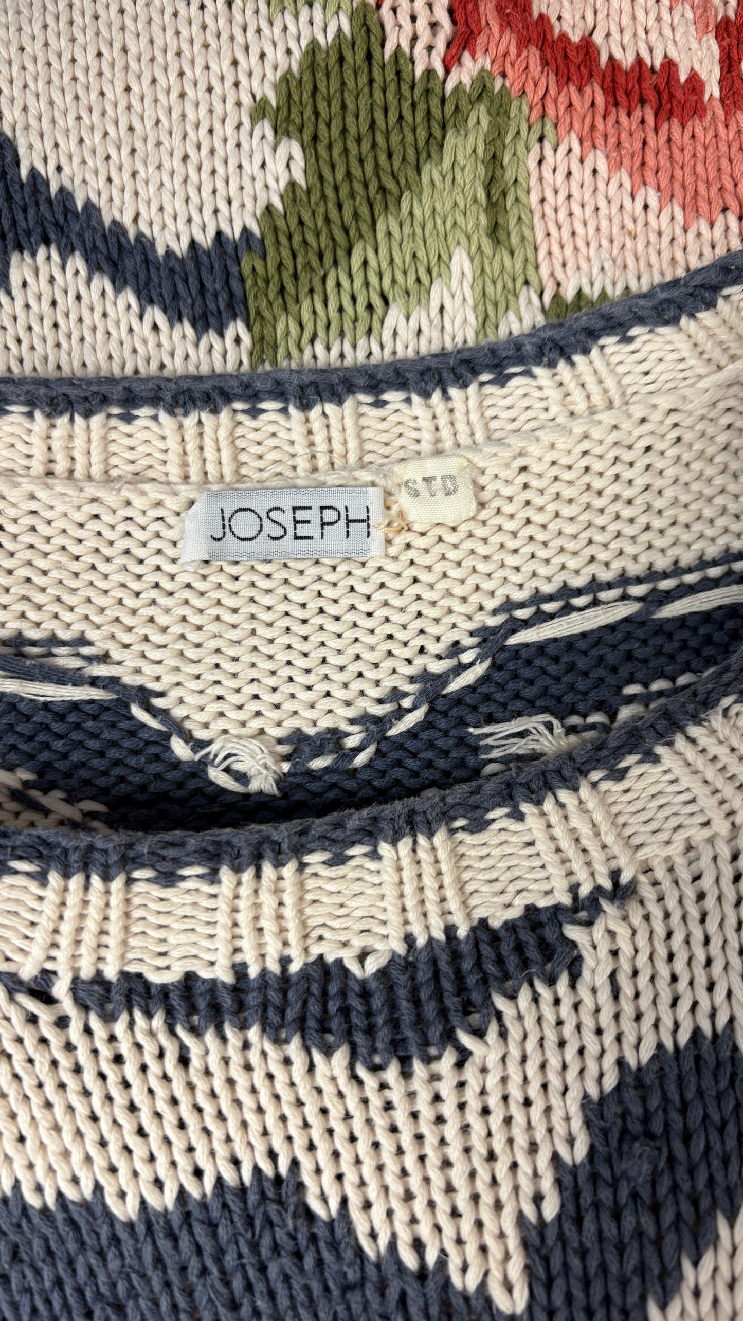 Joseph Tricot floral hand knit jumper