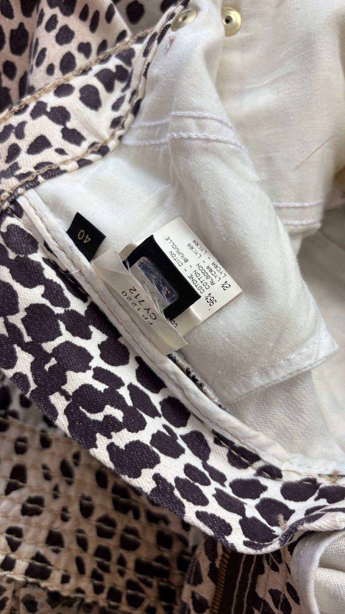 Roberto Cavalli leopard print ensemble