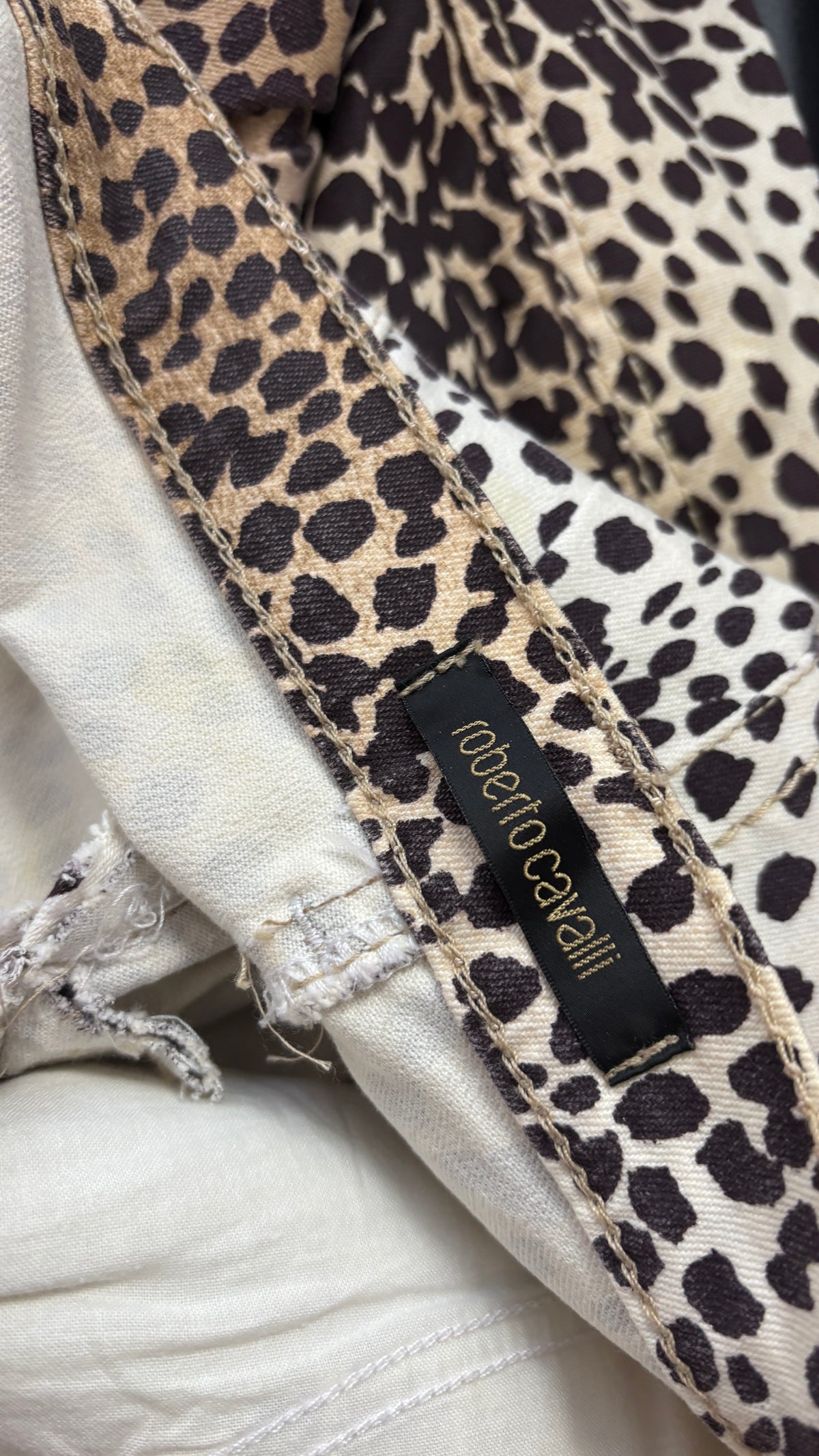 Roberto Cavalli leopard print ensemble