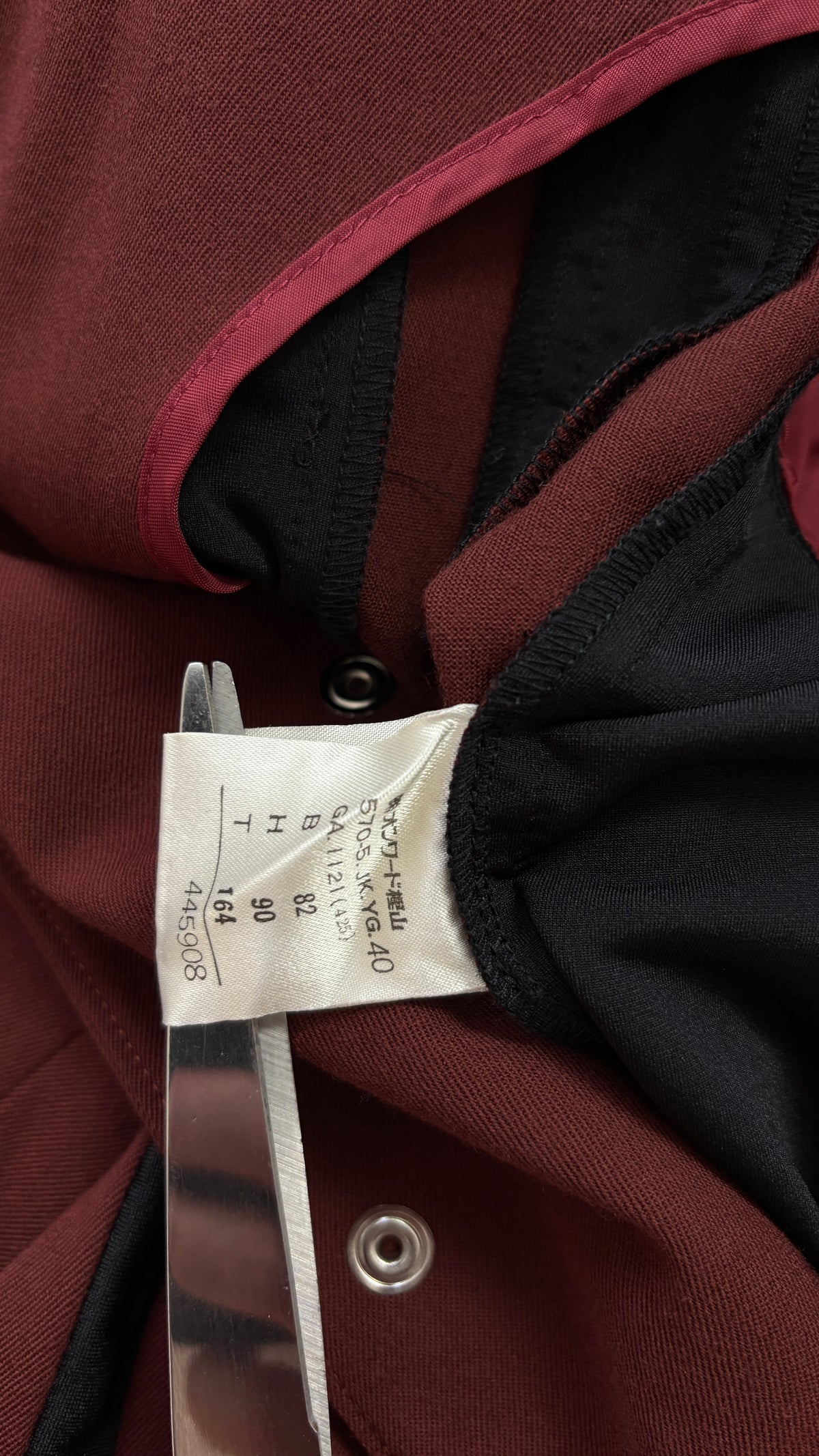 Jean Paul Gaultier A/W 1995 double breasted suit with stripe detail