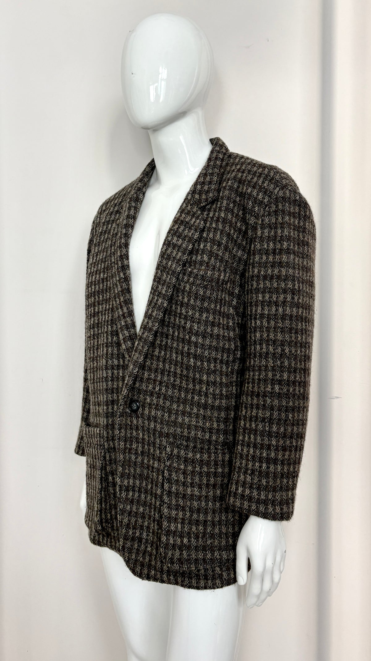 Issey Miyake textural woven suit jacket