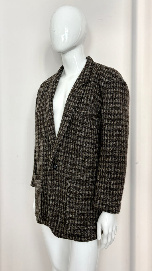 Issey Miyake textural woven suit jacket