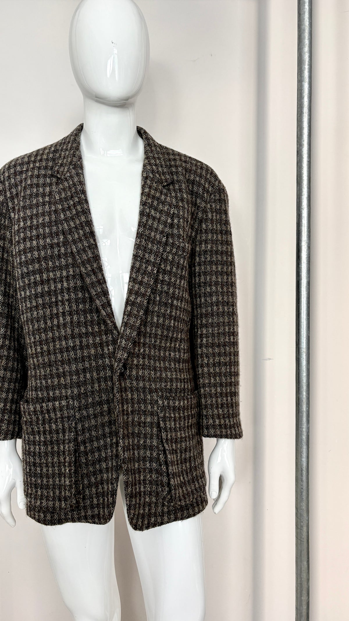 Issey Miyake textural woven suit jacket