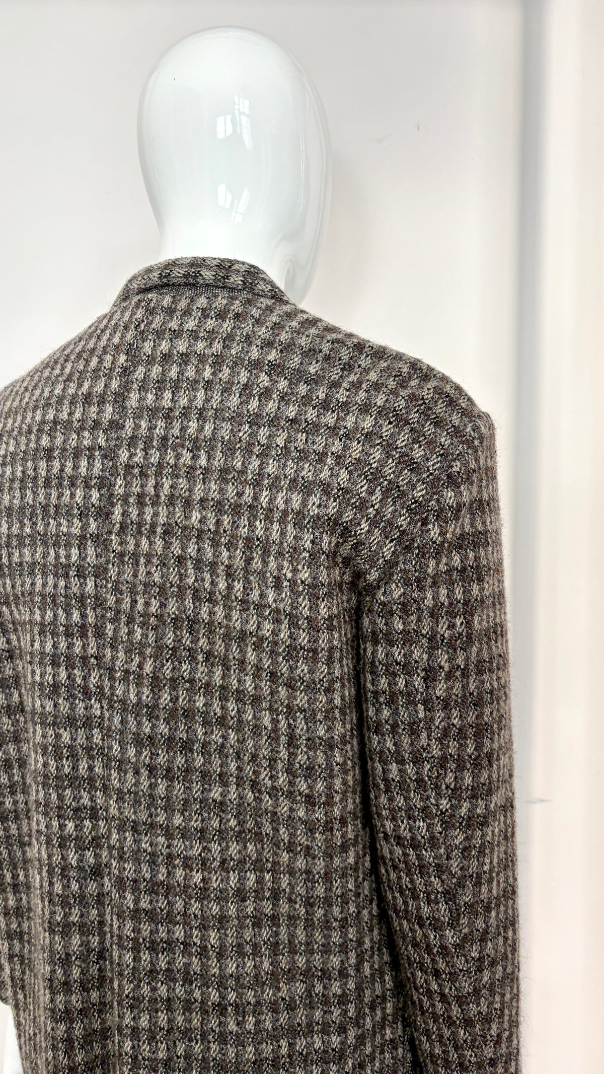 Issey Miyake textural woven suit jacket