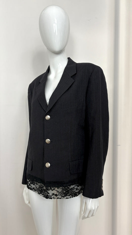 Comme des Garcons 1993 lace trim jacket