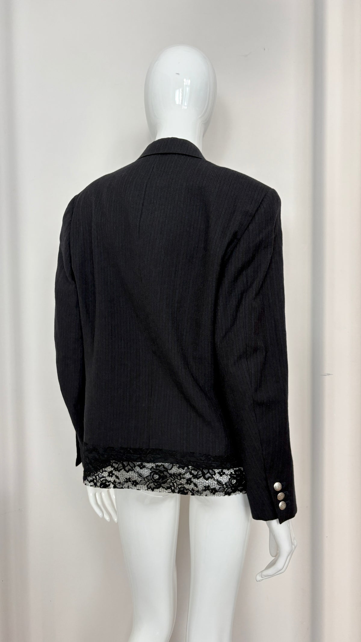 Comme des Garcons 1993 lace trim jacket