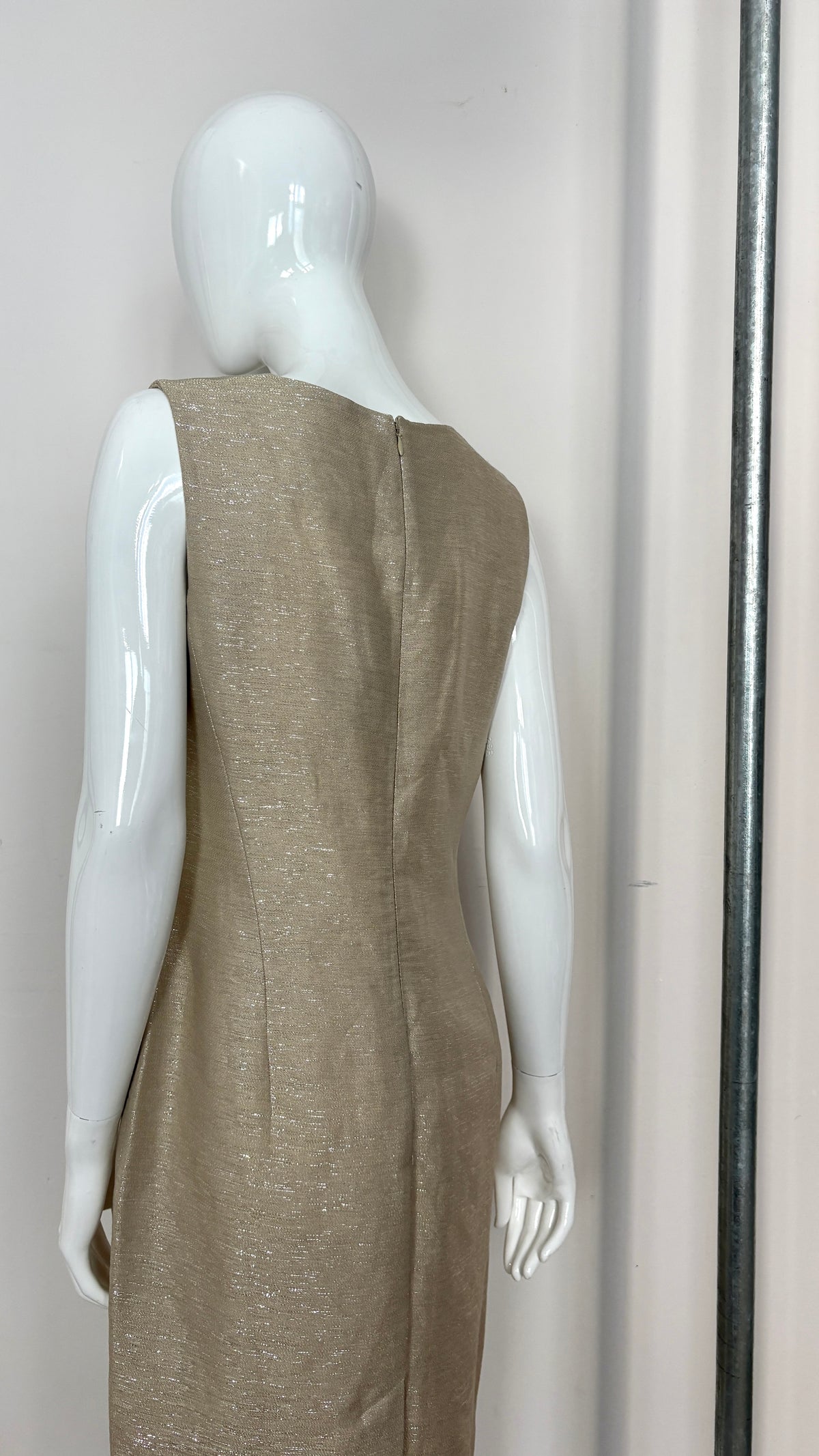 Alexander McQueen gold weave dress