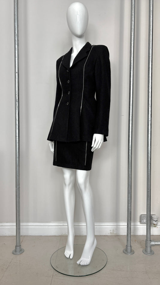 Richmond Cornejo zip detail suit