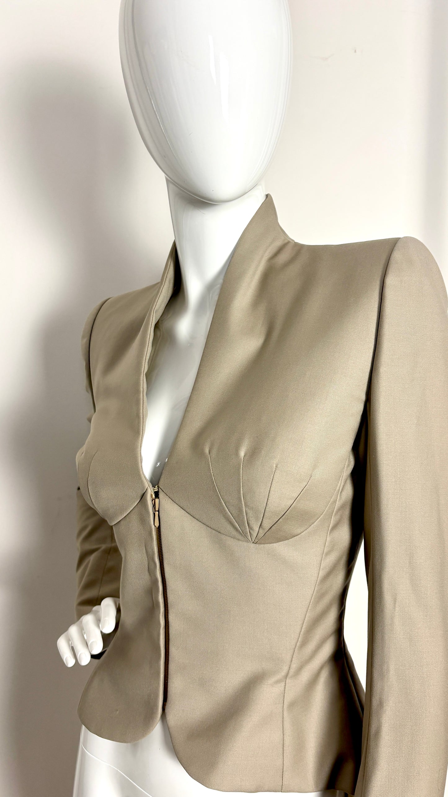 Scherrer Couture S/S 2001 sculpted jacket