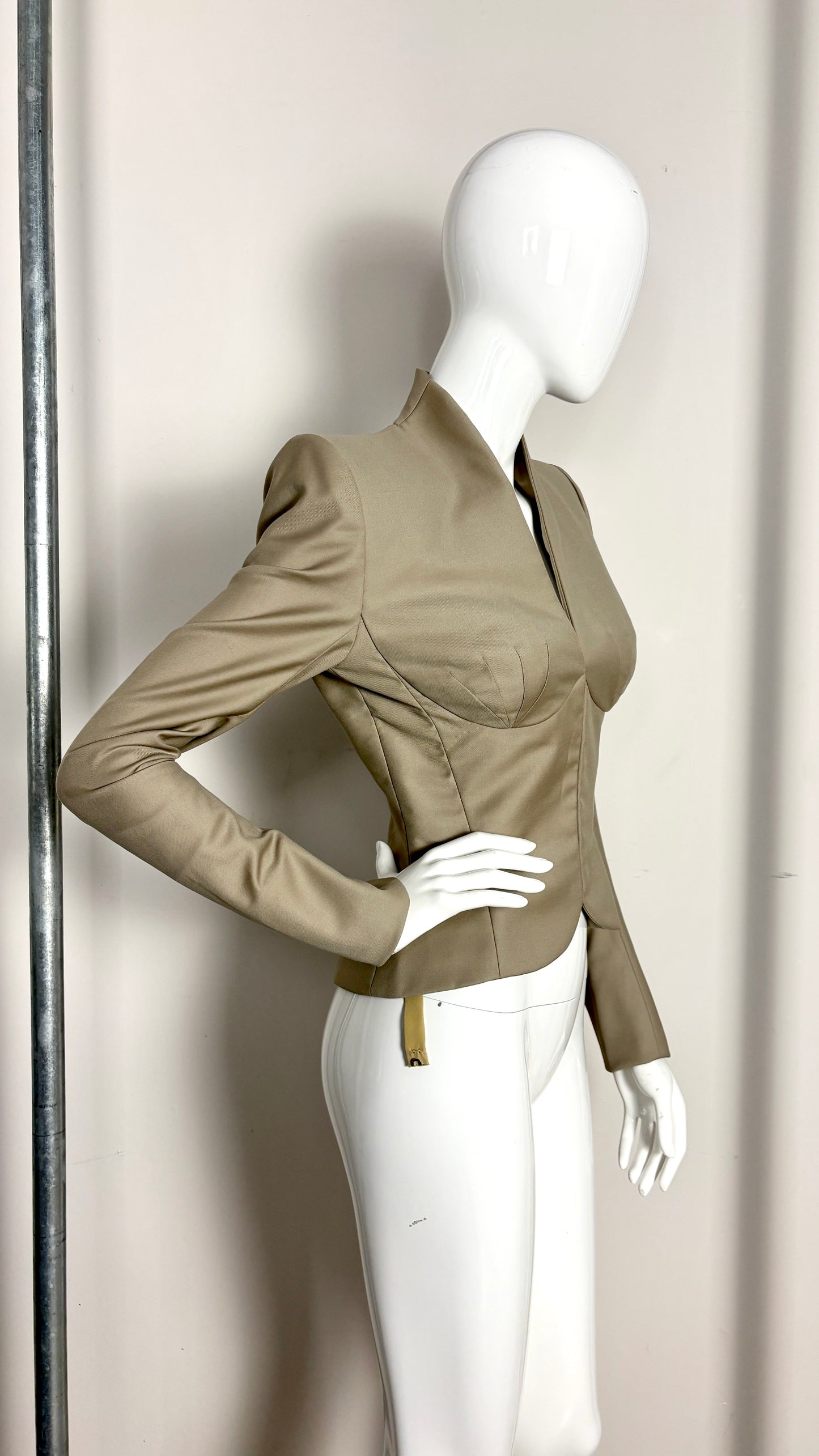 Scherrer Couture S/S 2001 sculpted jacket