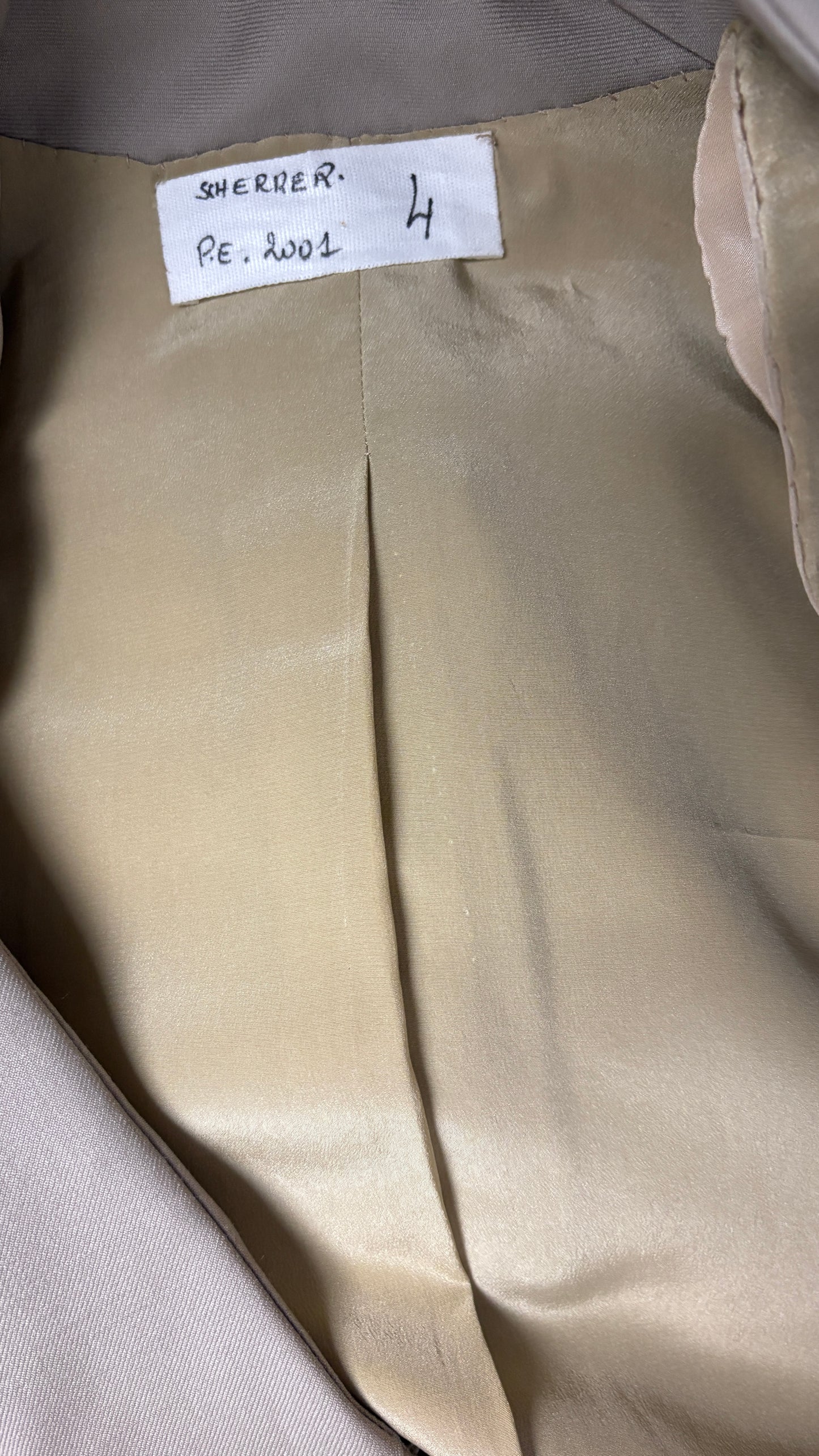 Scherrer Couture S/S 2001 sculpted jacket