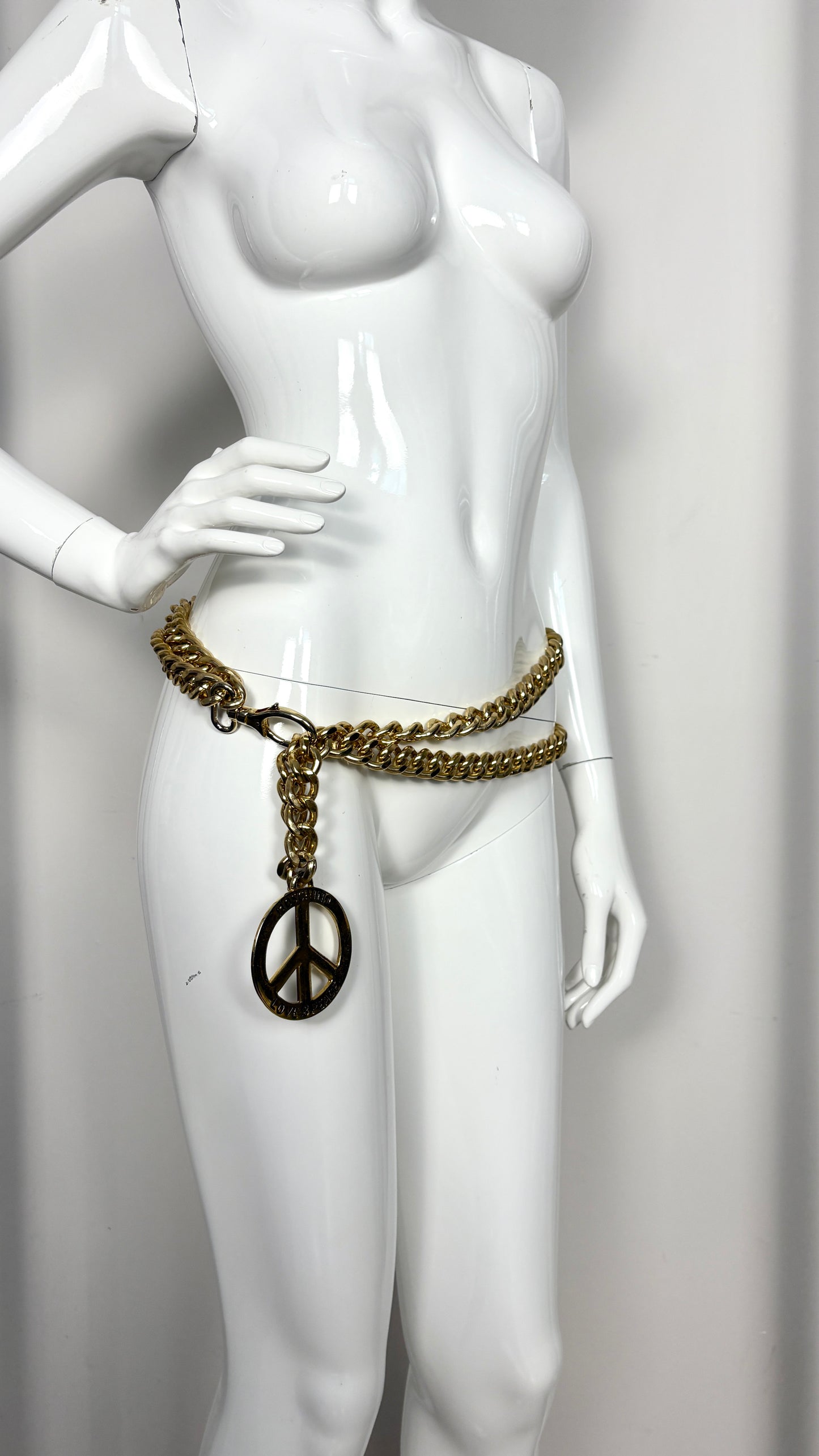 Moschino peace belt