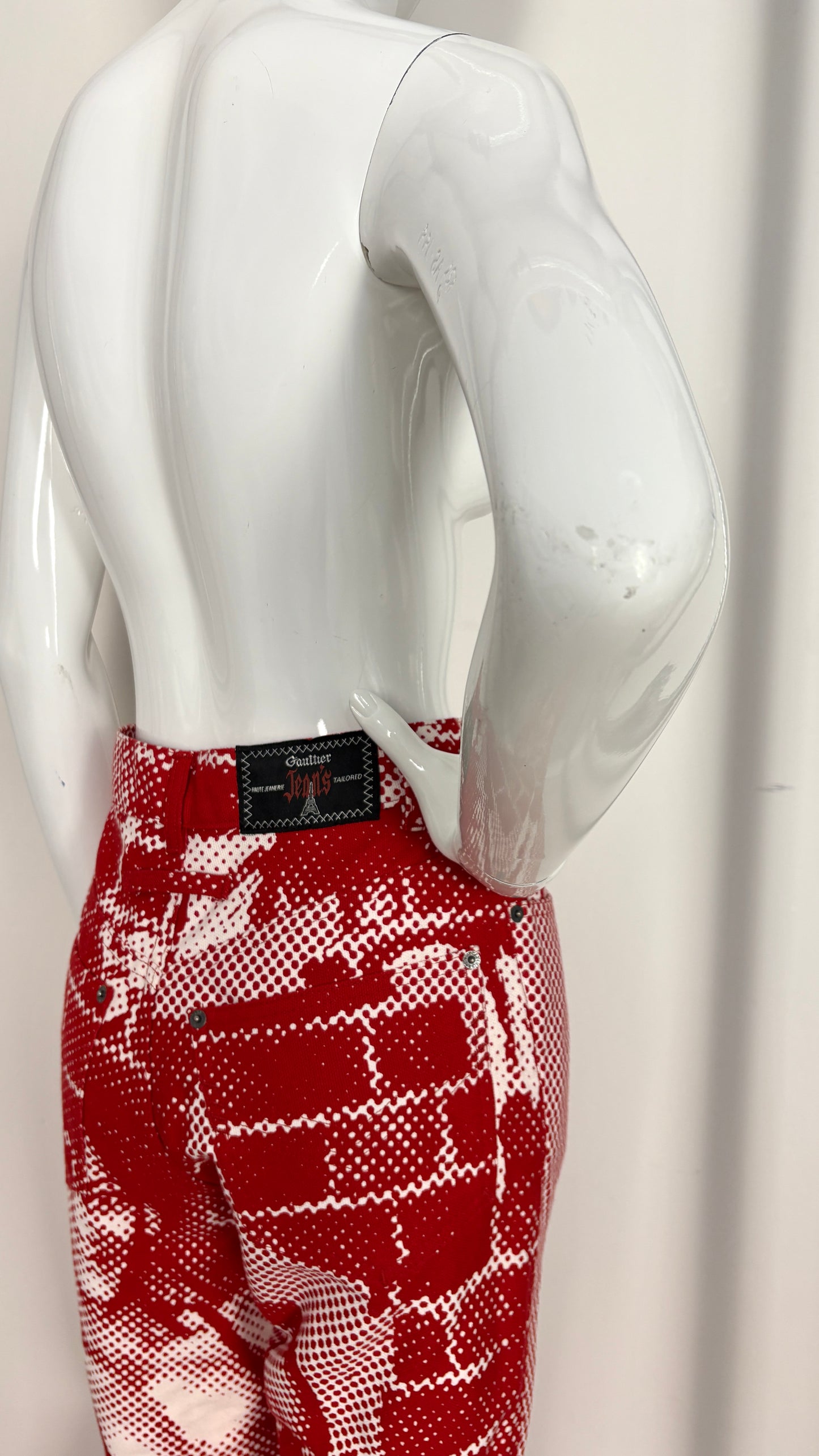 Jean Paul Gaultier A/W 1997 'fight racism' trousers