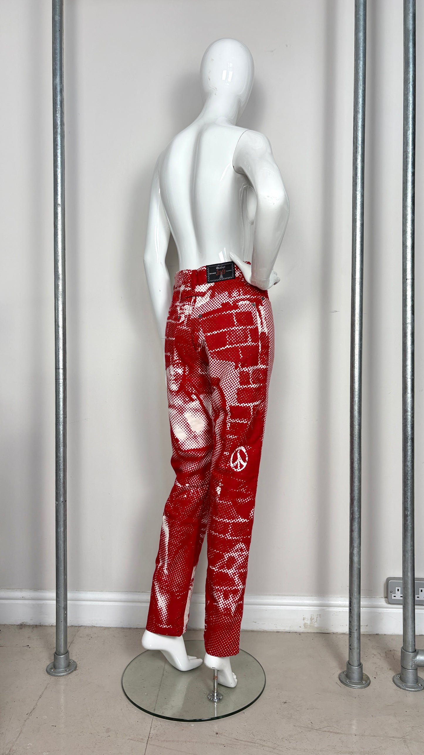 Jean Paul Gaultier A/W 1997 'fight racism' trousers