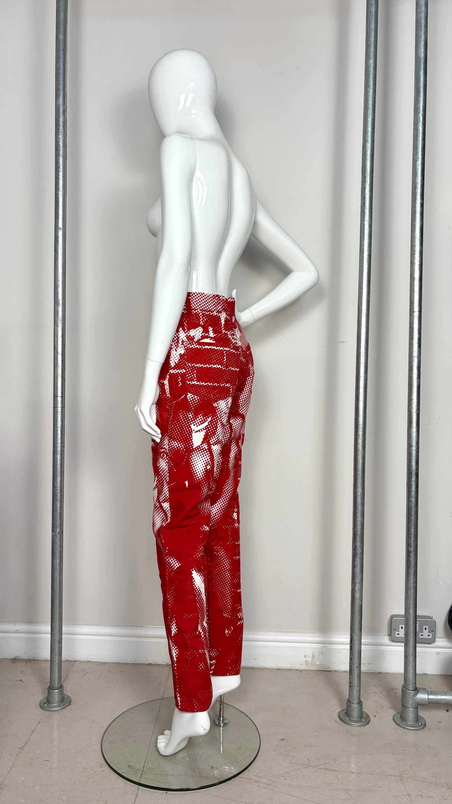 Jean Paul Gaultier A/W 1997 'fight racism' trousers