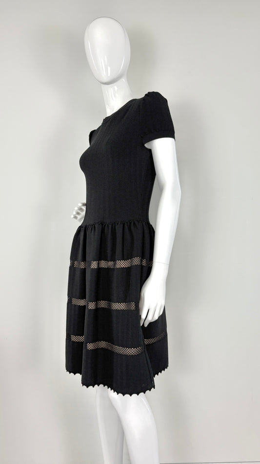 Valentino stripe knit dress