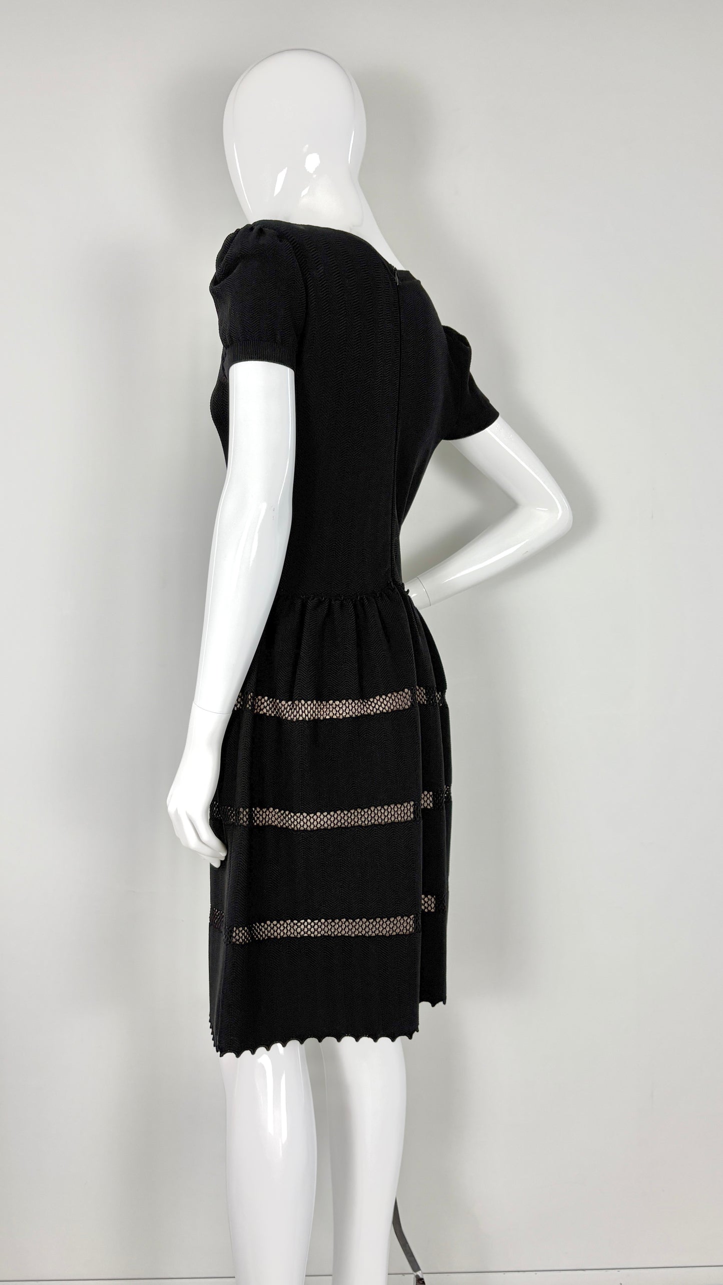 Valentino stripe knit dress
