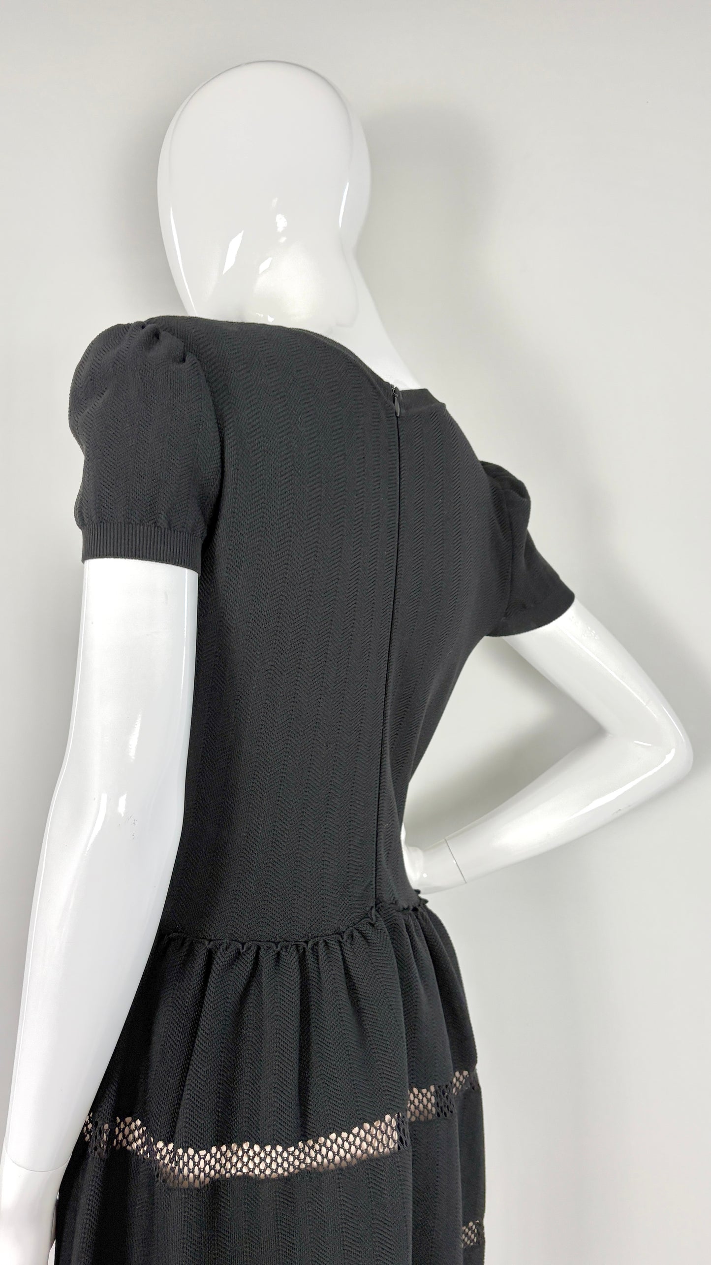 Valentino stripe knit dress