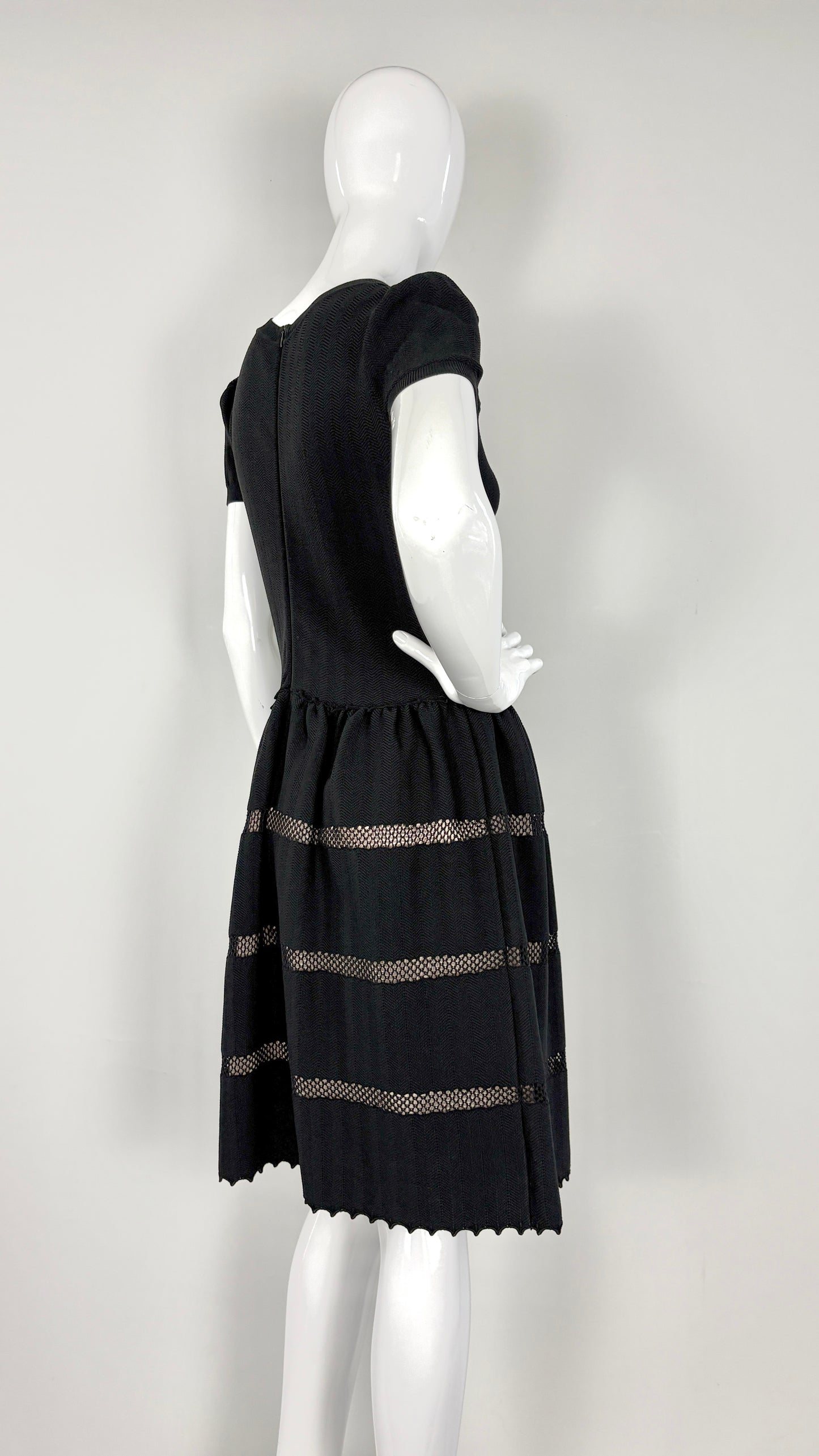 Valentino stripe knit dress