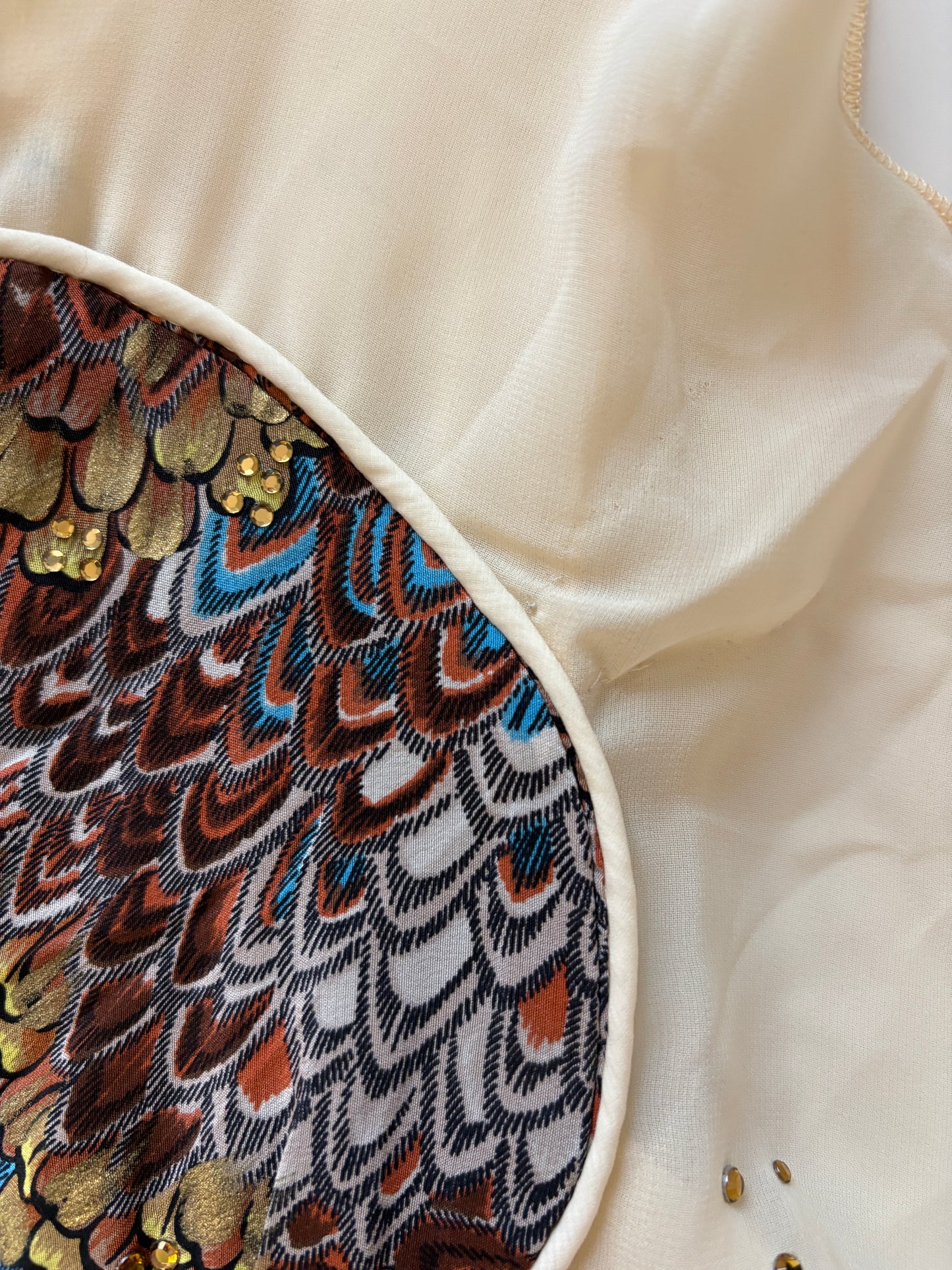 Voyage feather effect dress and bolero
