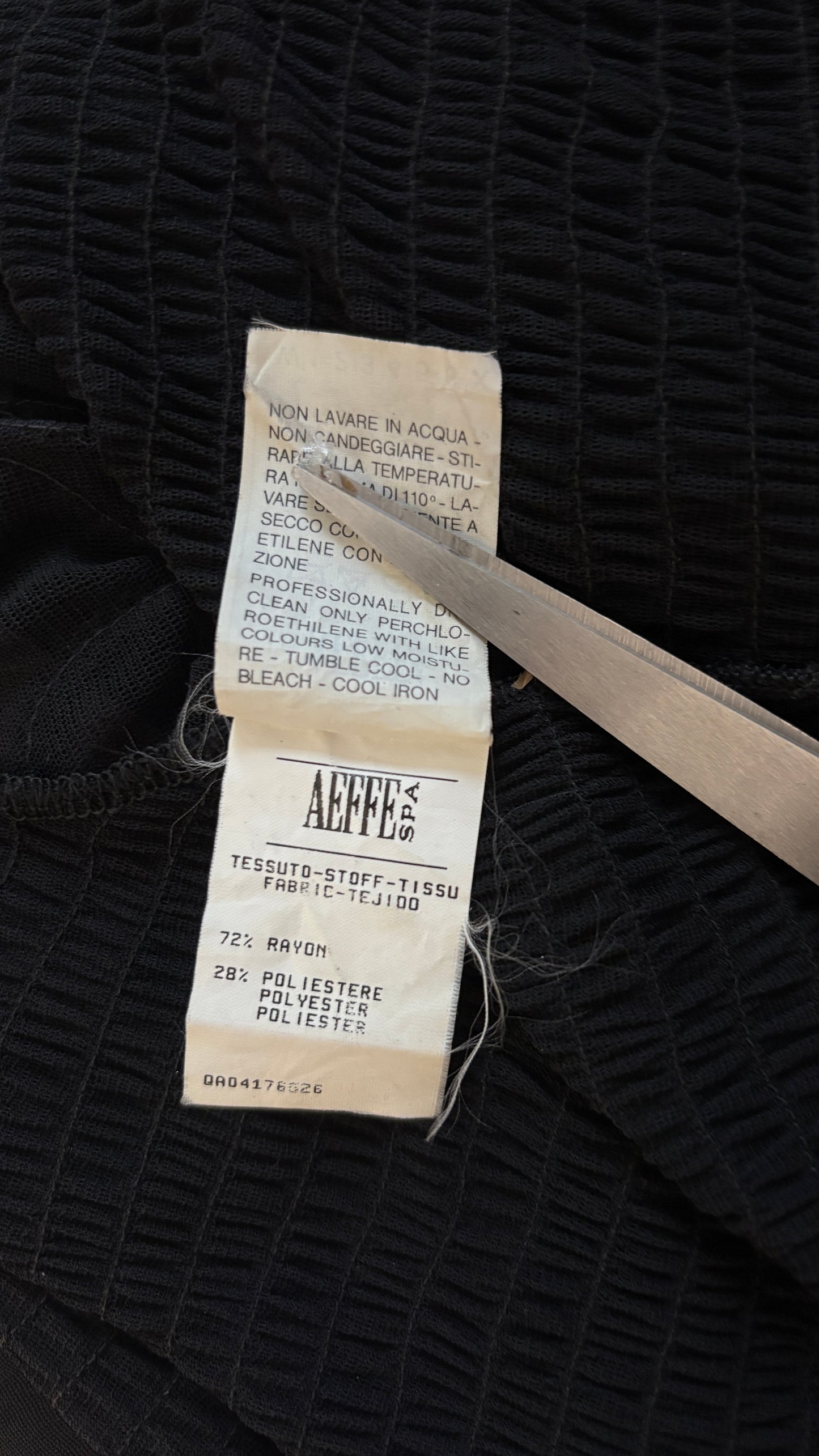 Jean Paul Gaultier smocked sheer dress