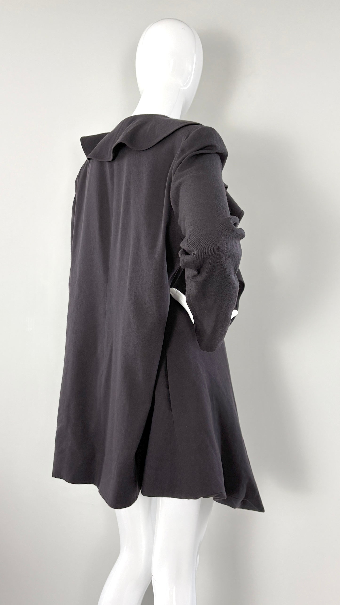 John Galliano A/W 1988 ‘hairclips’ collection asymmetric fringe jacket