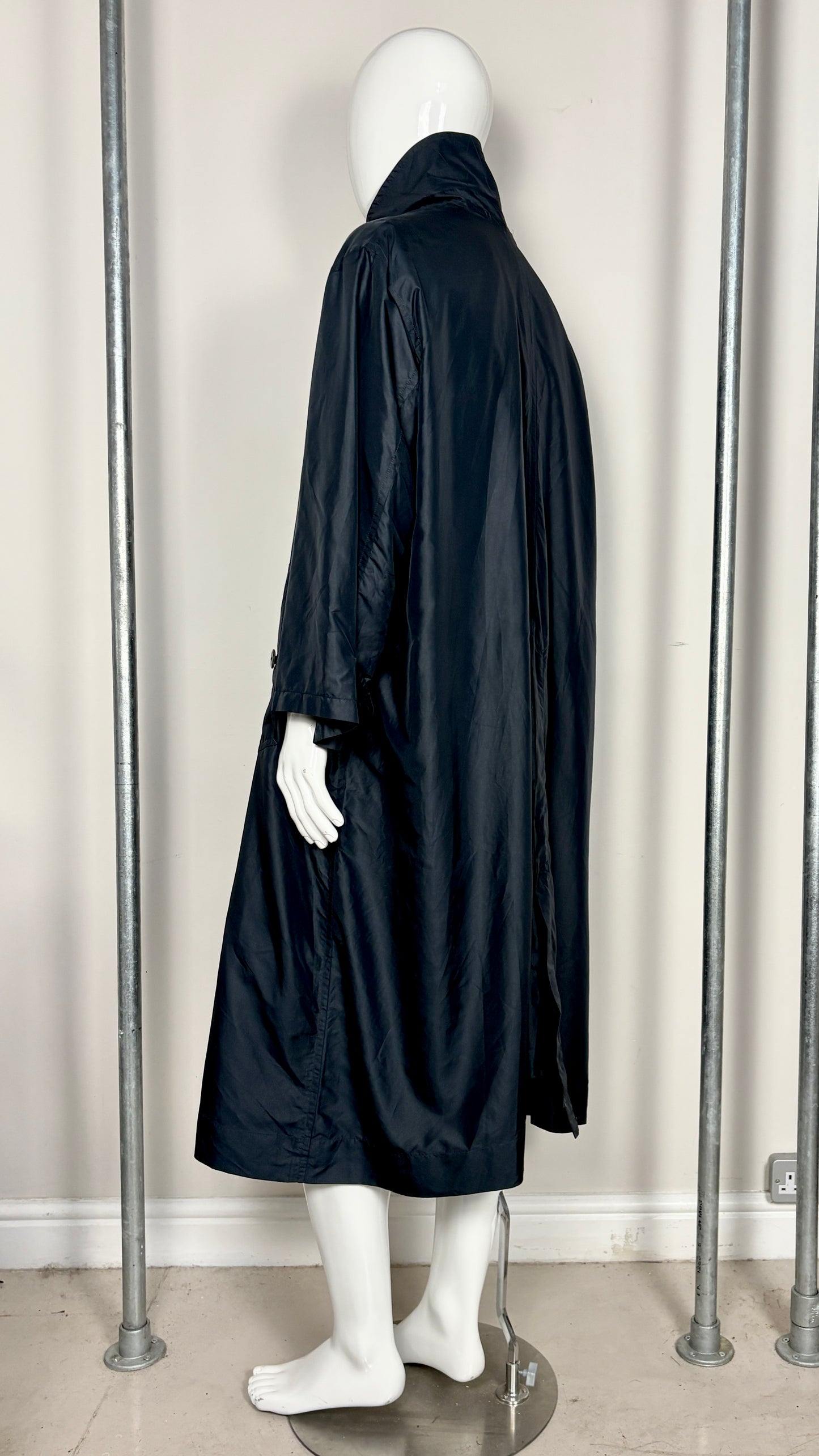 Issey Miyake ink blue wind coat